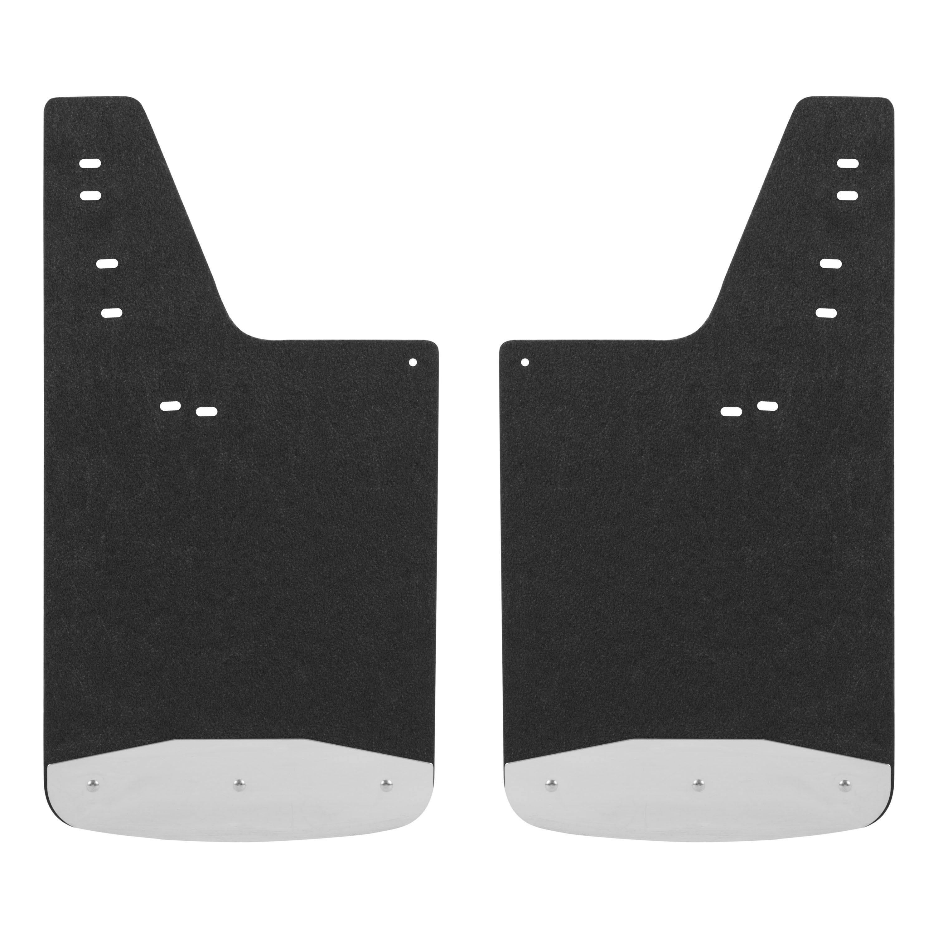 2008-2016 Ford F-250 Super Duty Textured Rubber Mud Guards Black Luverne Truck - 251123