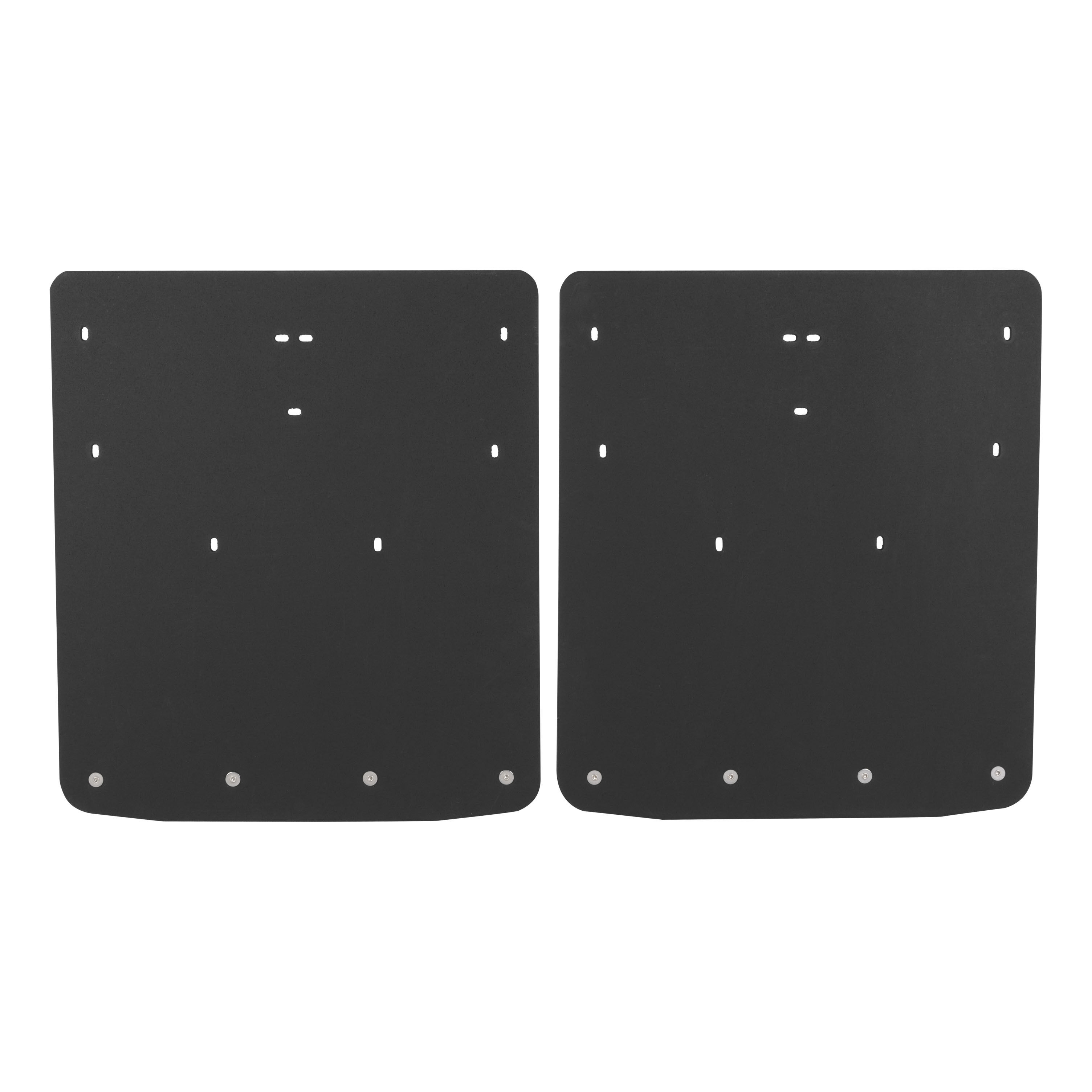 2011-2016 Ford F-350 Super Duty Dually Textured Rubber Mud Guards Black