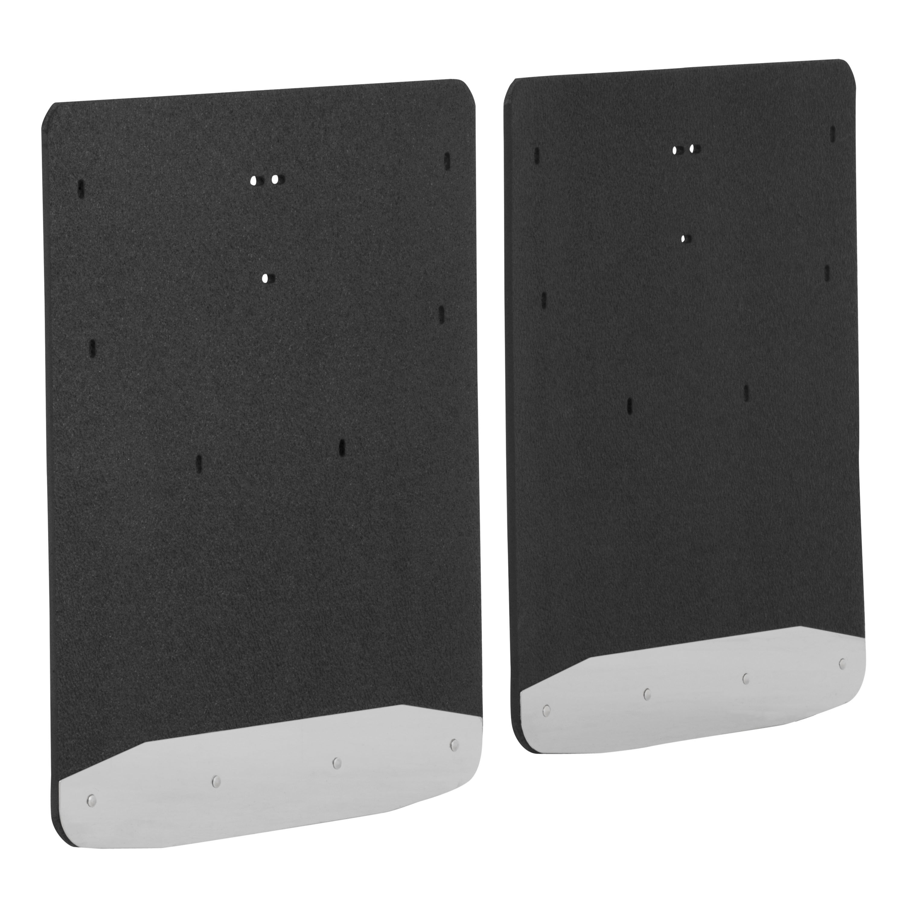 2011-2016 Ford F-350 Super Duty Dually Textured Rubber Mud Guards Black