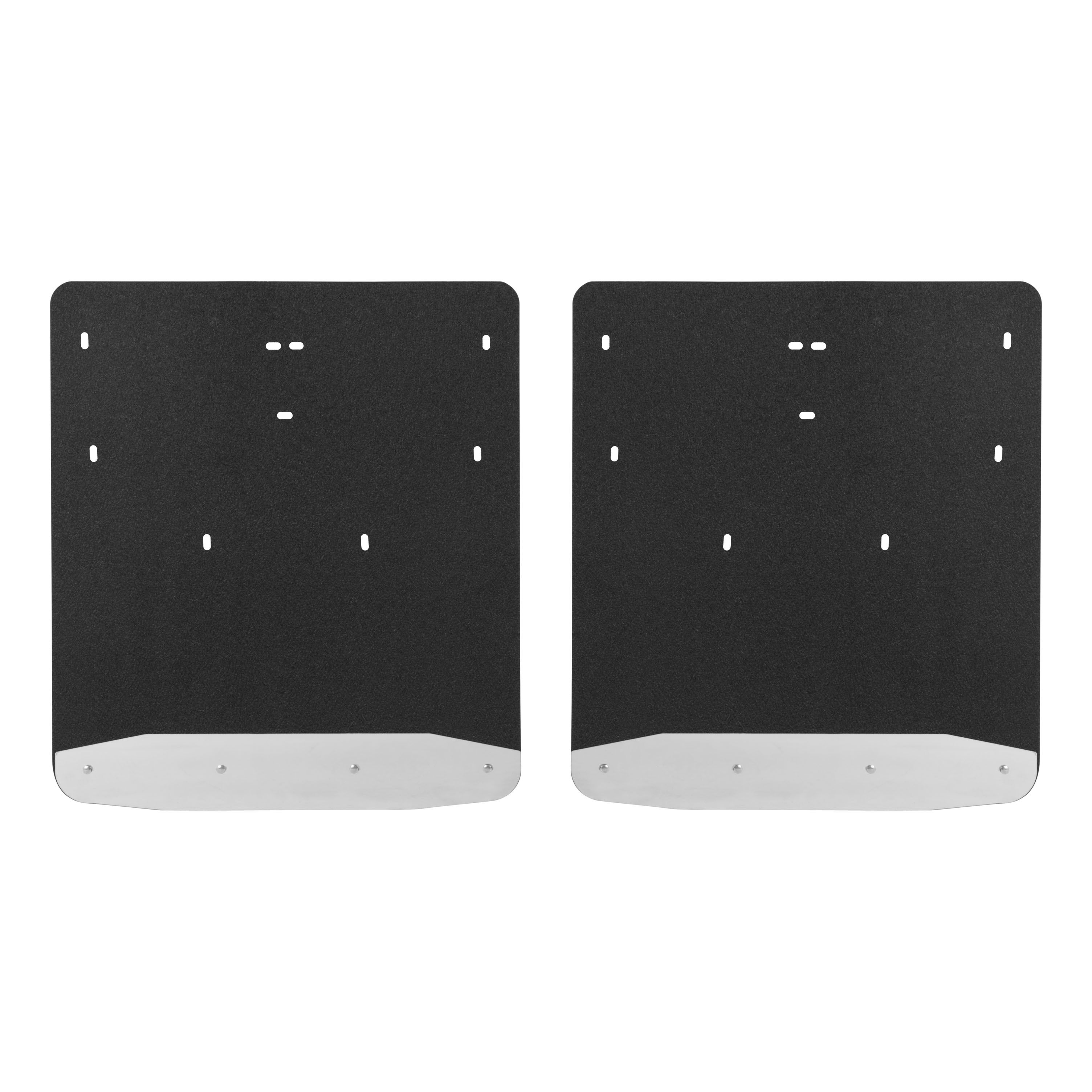 2011-2016 Ford F-350 Super Duty Dually Textured Rubber Mud Guards Black Luverne Truck - 251124