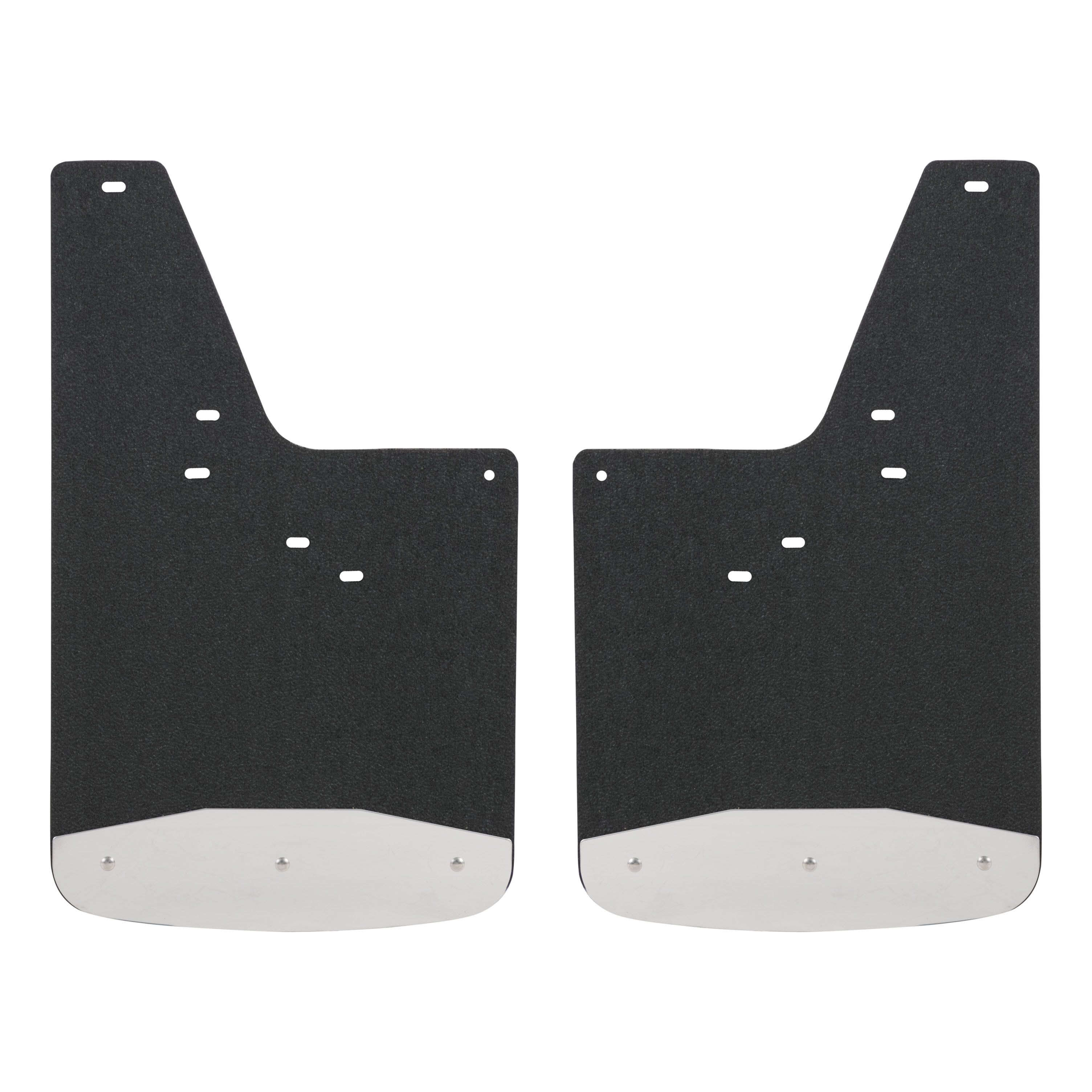 2014-2018 Chevrolet Silverado 1500 Textured Rubber Mud Guards Black Luverne Truck - 251440