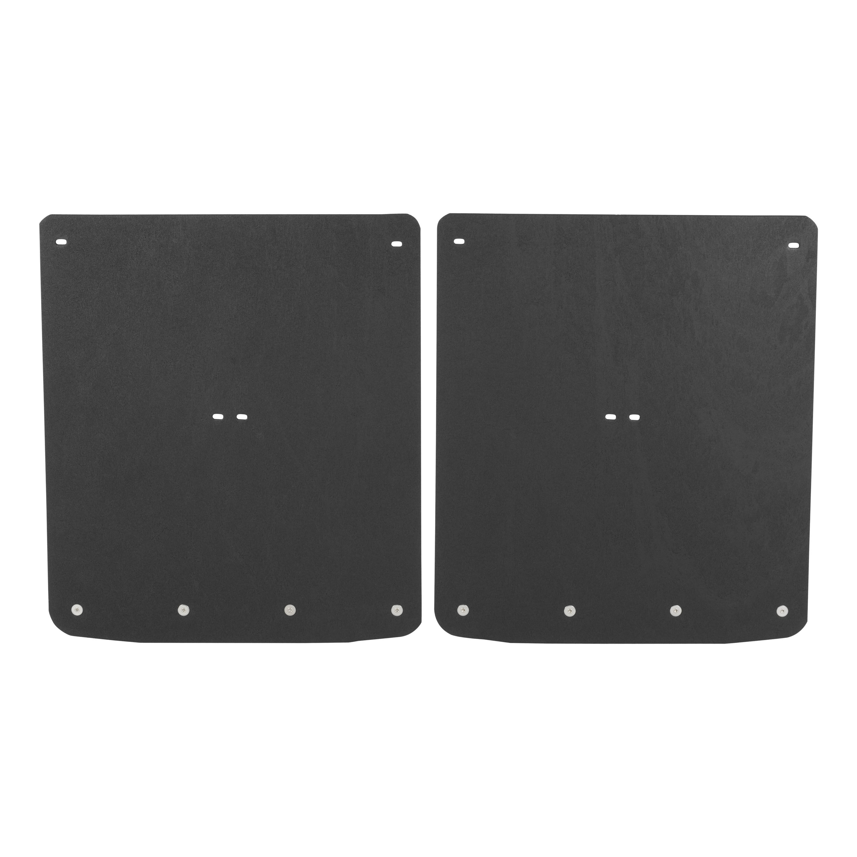 2015-2018 Chevrolet Silverado 3500 HD Dually Textured Rubber Mud Guards Black