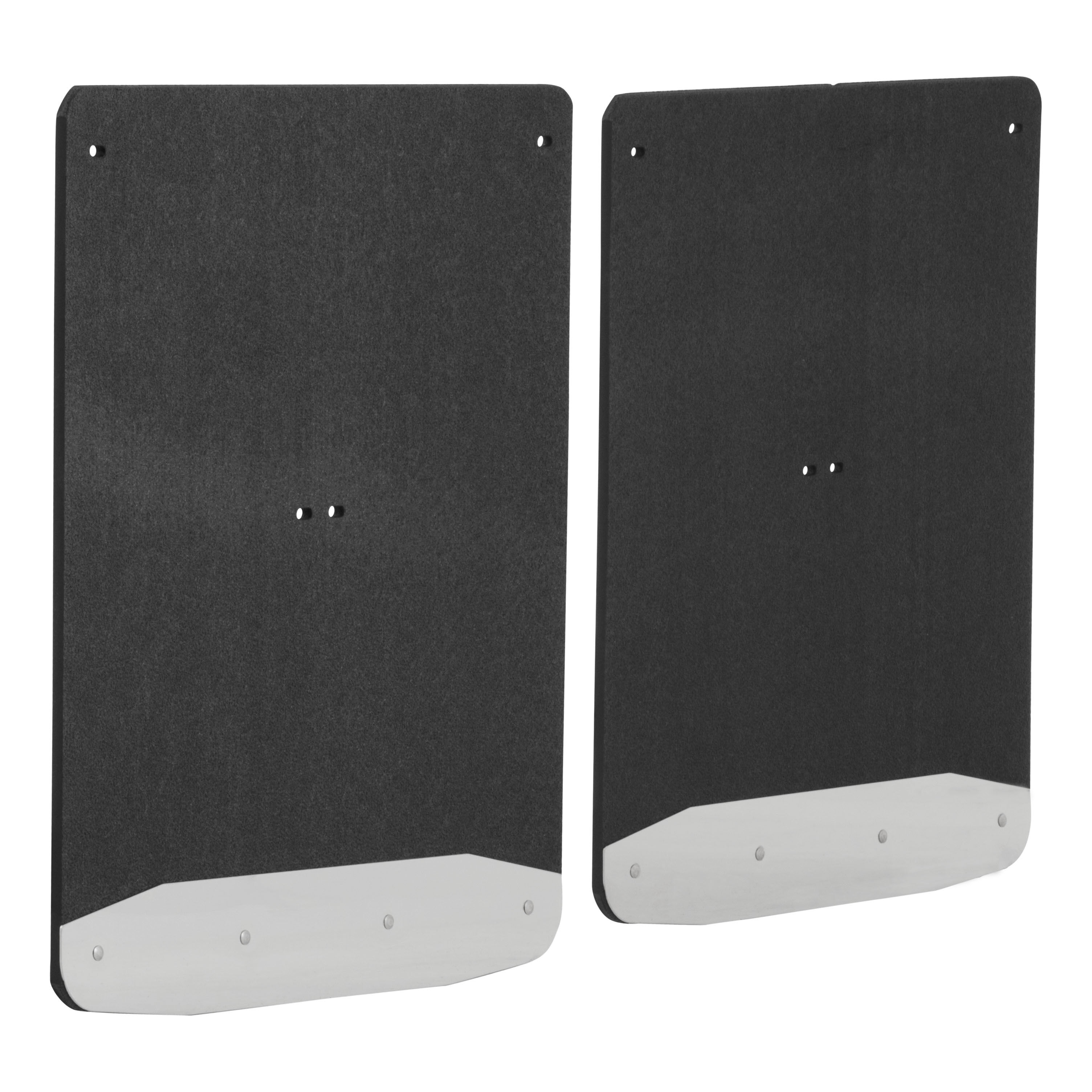 2015-2018 Chevrolet Silverado 3500 HD Dually Textured Rubber Mud Guards Black