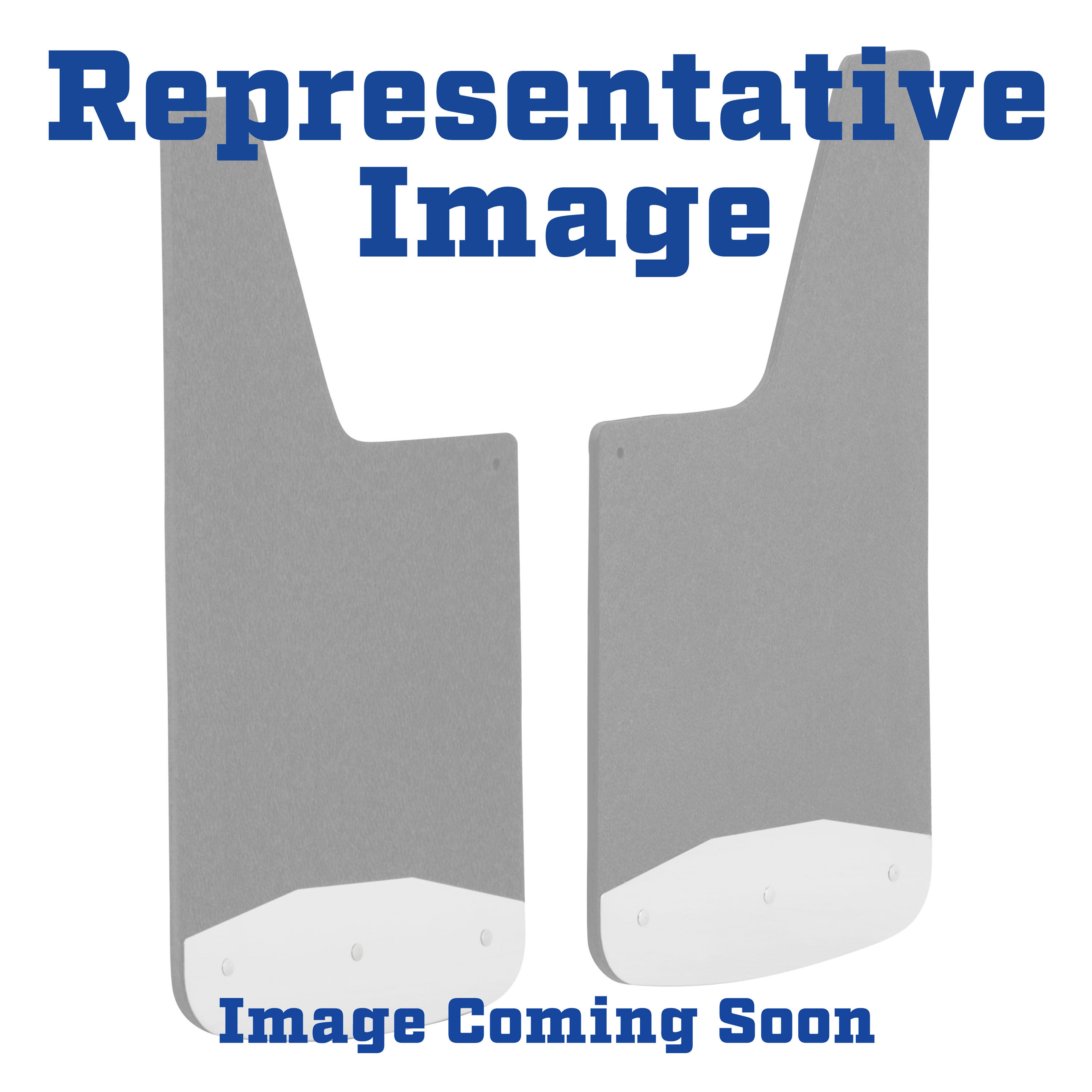 2017-2024 Ford F-250/F-350/F-450/F-550 Super Duty Textured Rubber Mud Guards Black Luverne Truck - 251723