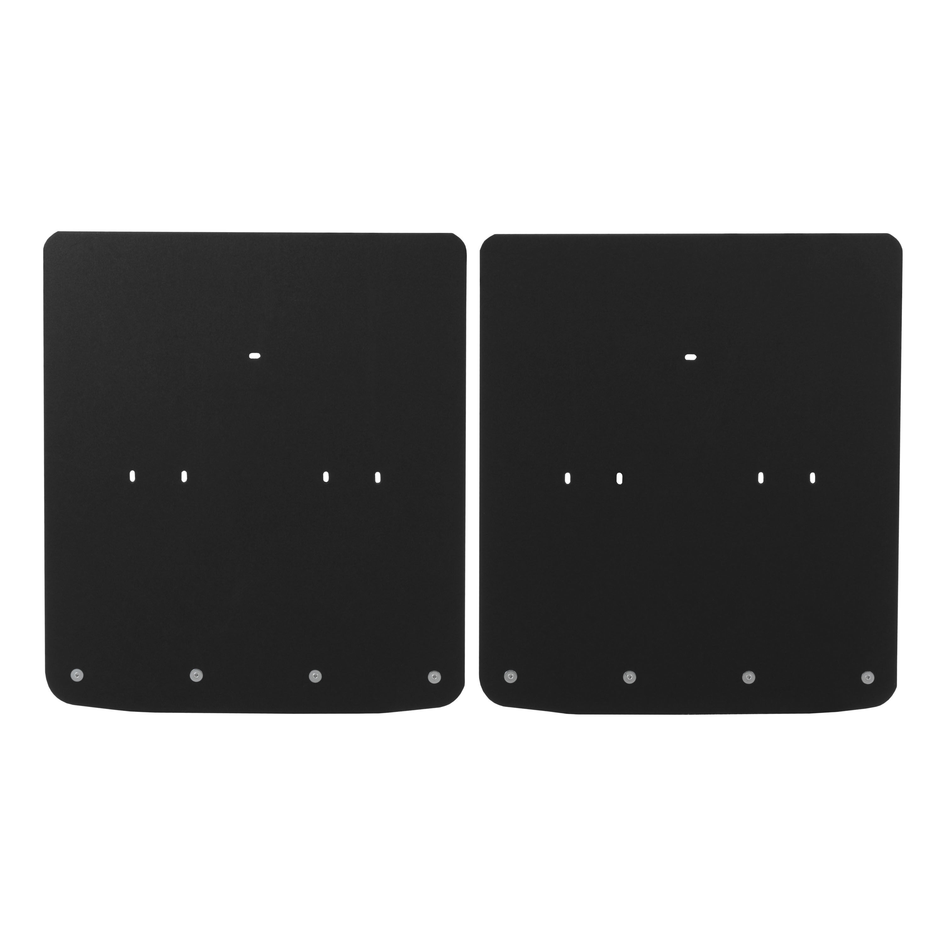 1999-2010 Ford F-350 Super Duty Dually Textured Rubber Mud Guards Black