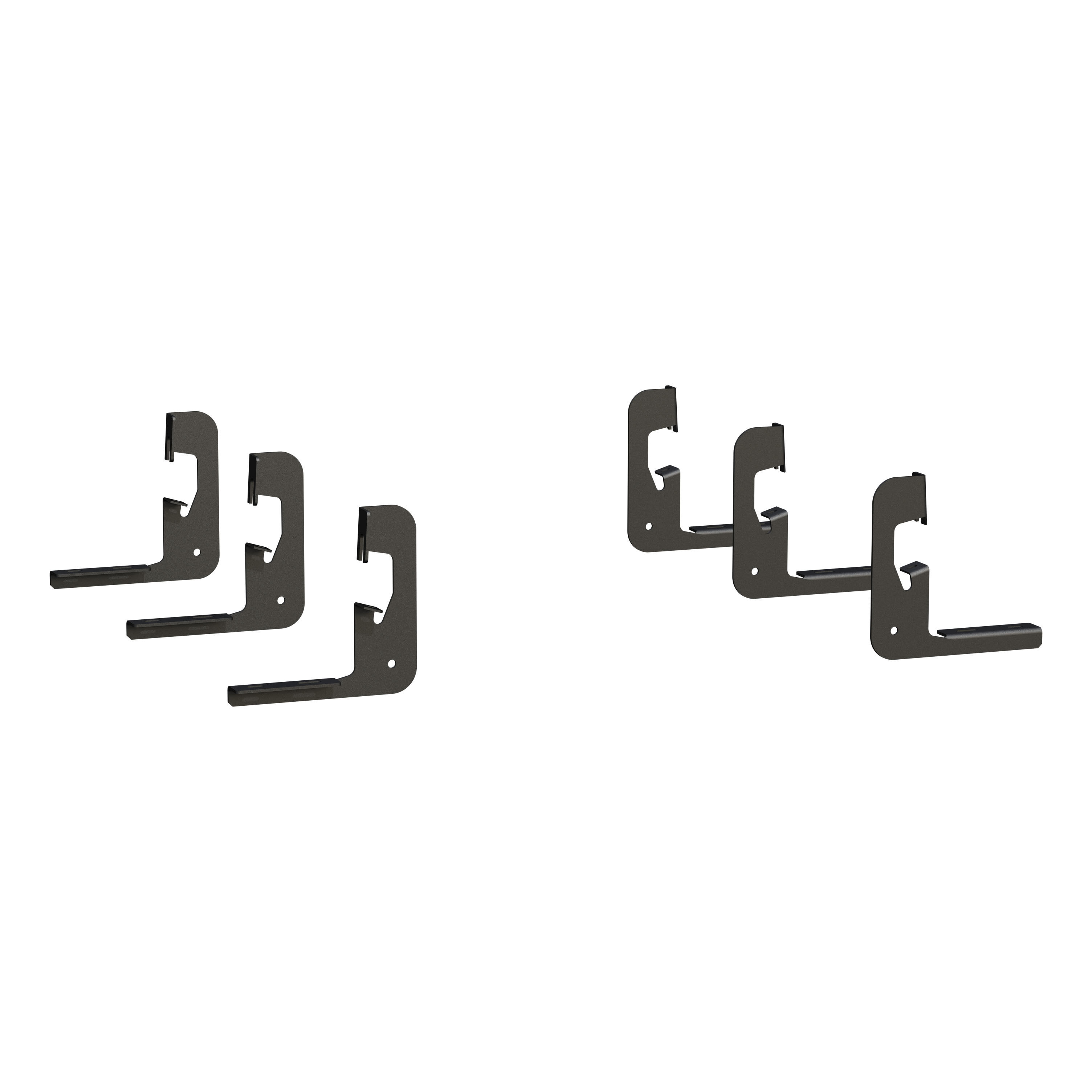 2007-2013 Chevrolet Silverado 1500 Ext Cab Regal 7 Oval Side Steps Black Textured