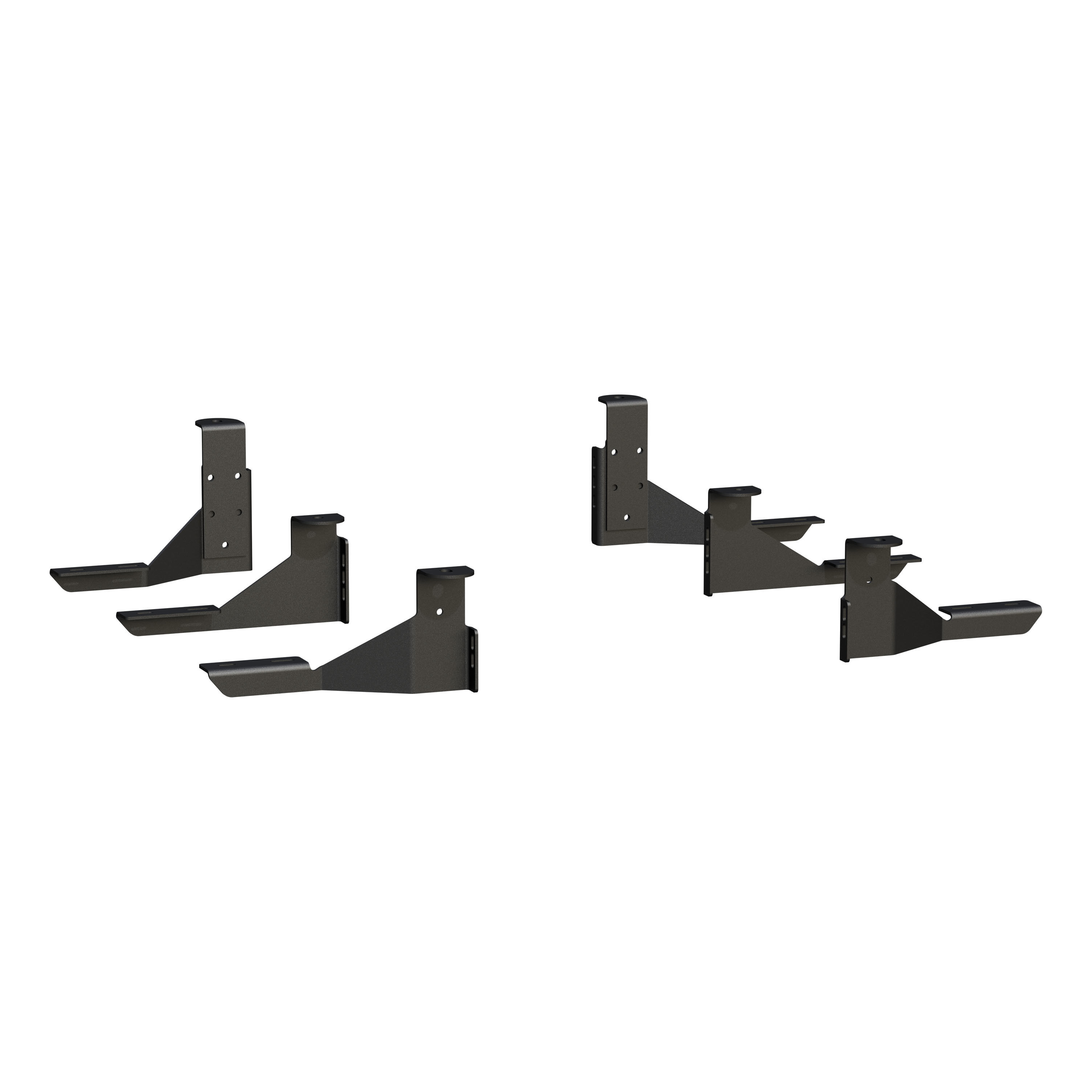 1999-2013 Chevrolet Silverado 1500 Ext Cab Regal 7 Oval Side Steps Black Textured