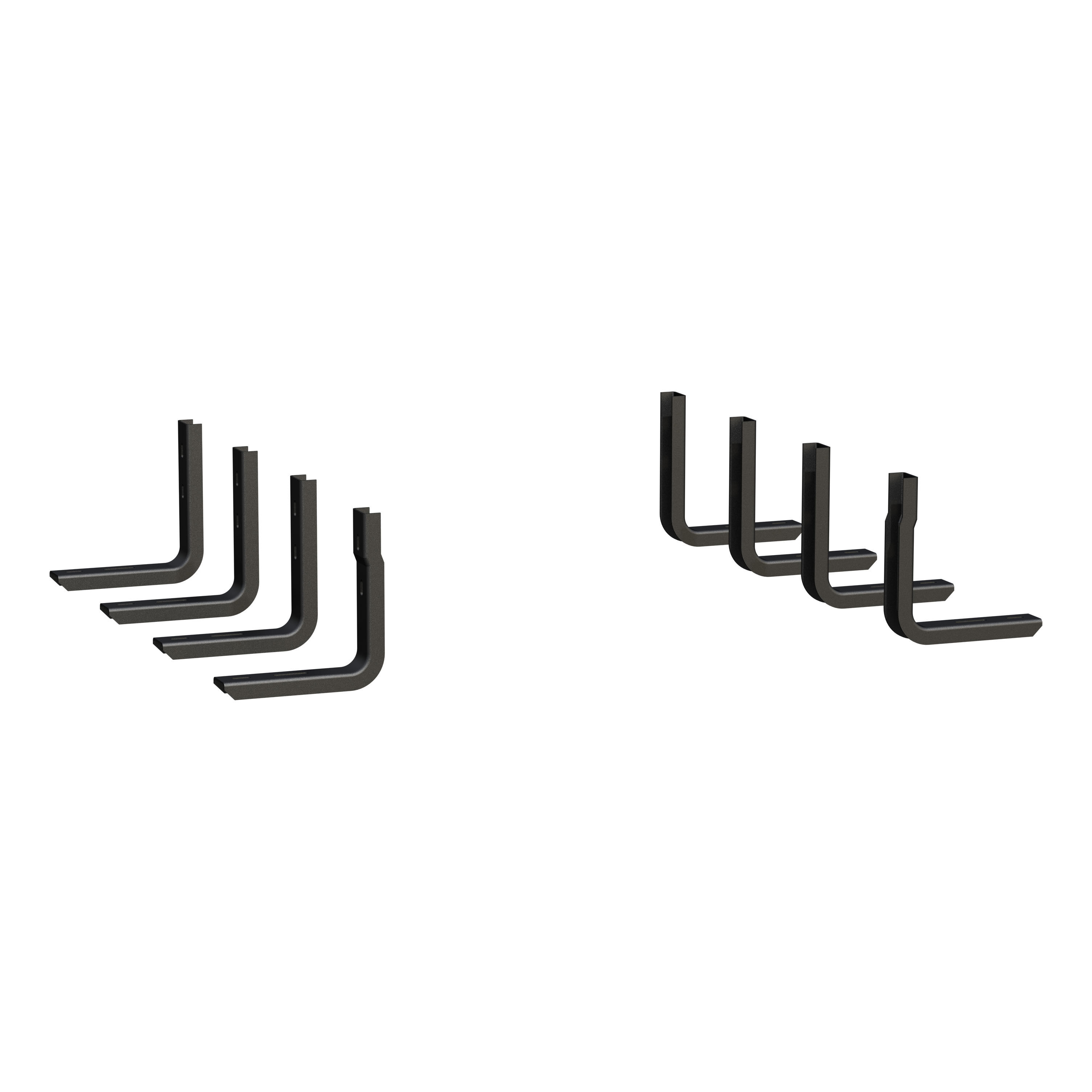 1999-2016 Ford F-250 Super Duty Super Cab Regal 7 Oval Side Steps Black Textured