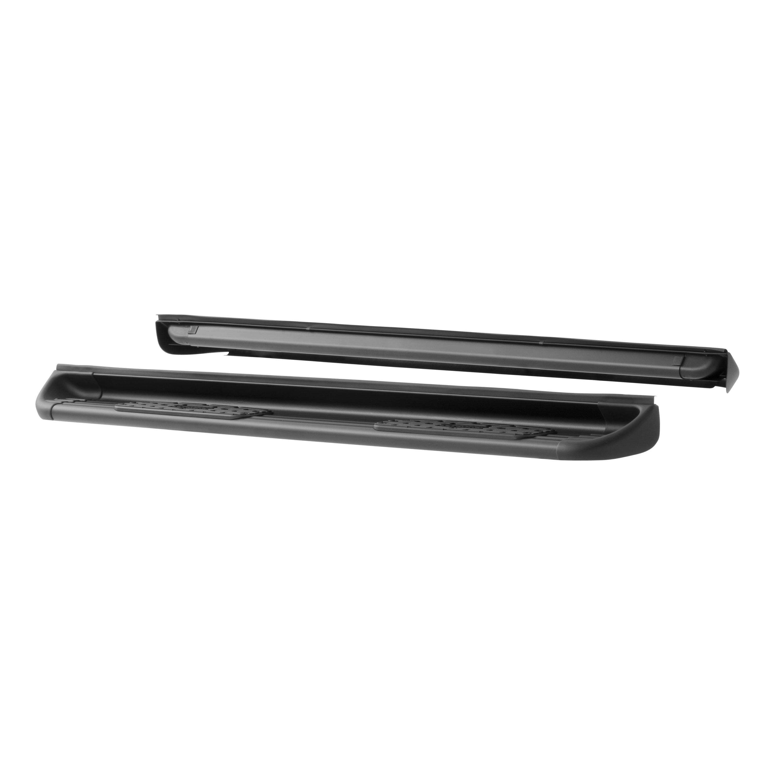 2009-2010 Dodge Ram 1500 Crew Cab Stainless Steel Side Entry Steps Black Textured