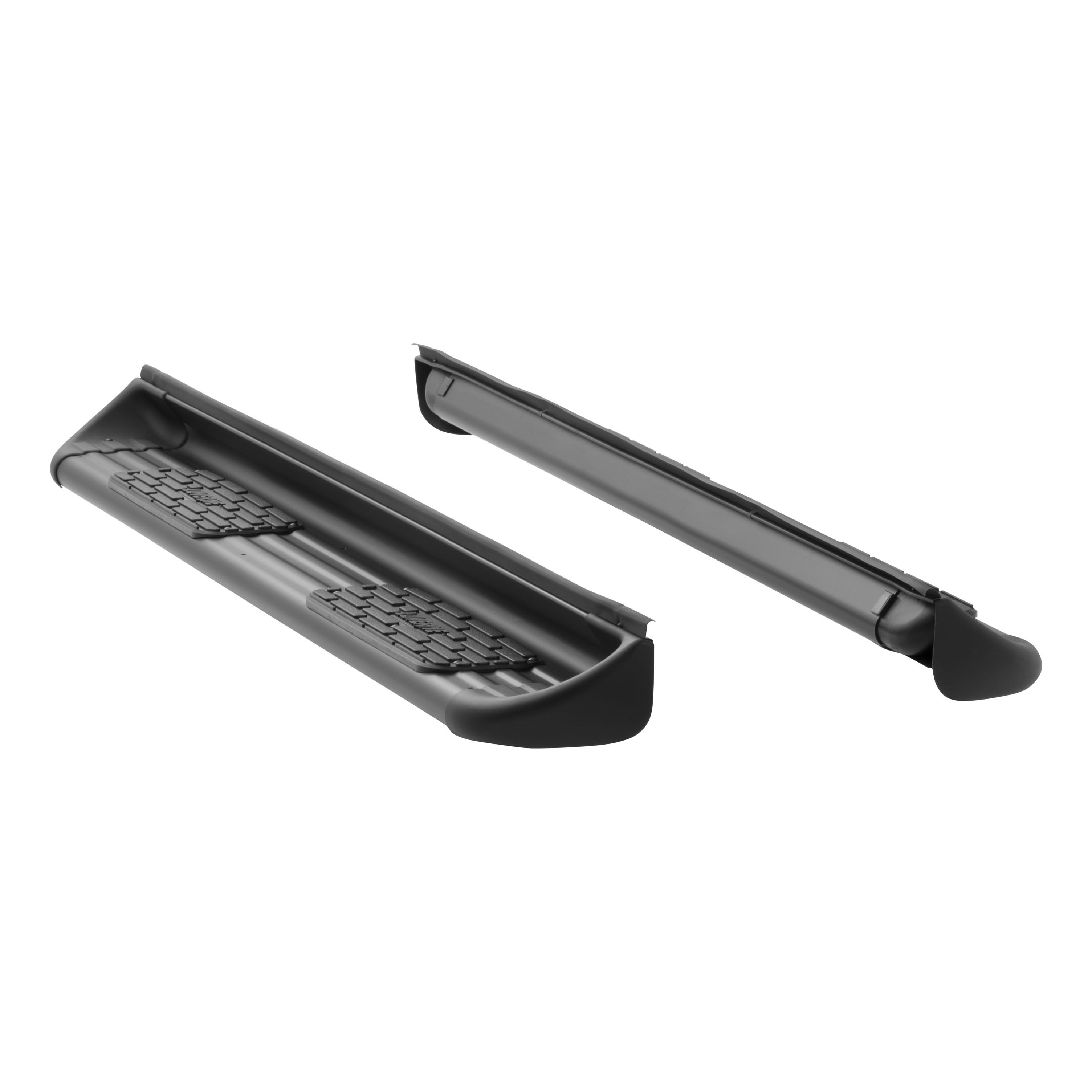 2009-2010 Dodge Ram 1500 Crew Cab Stainless Steel Side Entry Steps Black Textured Luverne Truck - 281033-571032