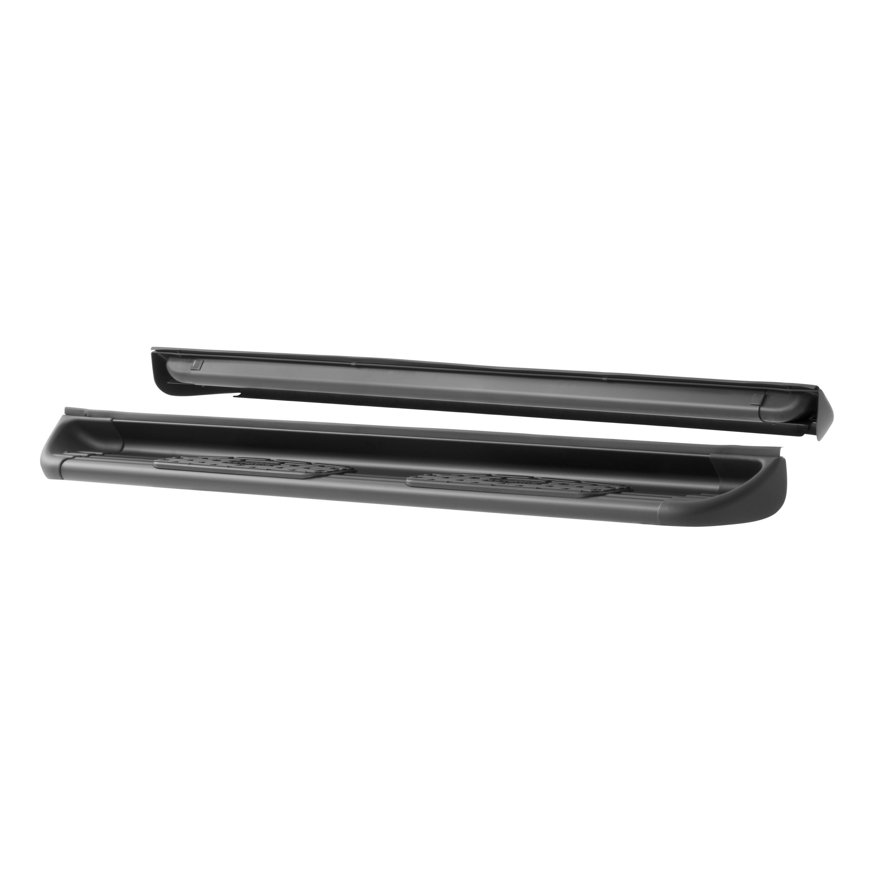 2015-2018 Ford F-150 Super Cab Stainless Steel Side Entry Steps Black Textured