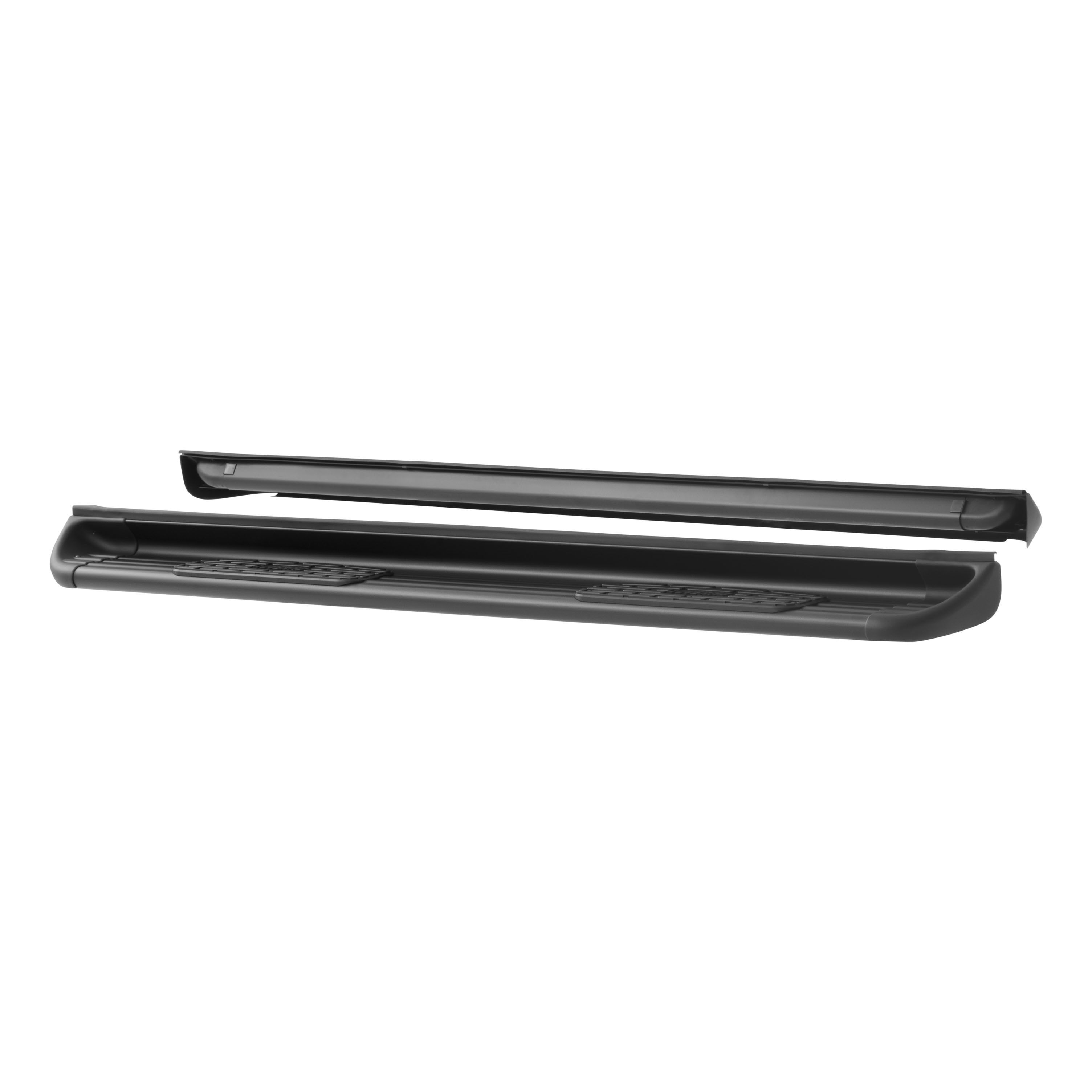 2015-2018 Ford F-150 Super Crew Cab Stainless Steel Side Entry Steps Black Textured