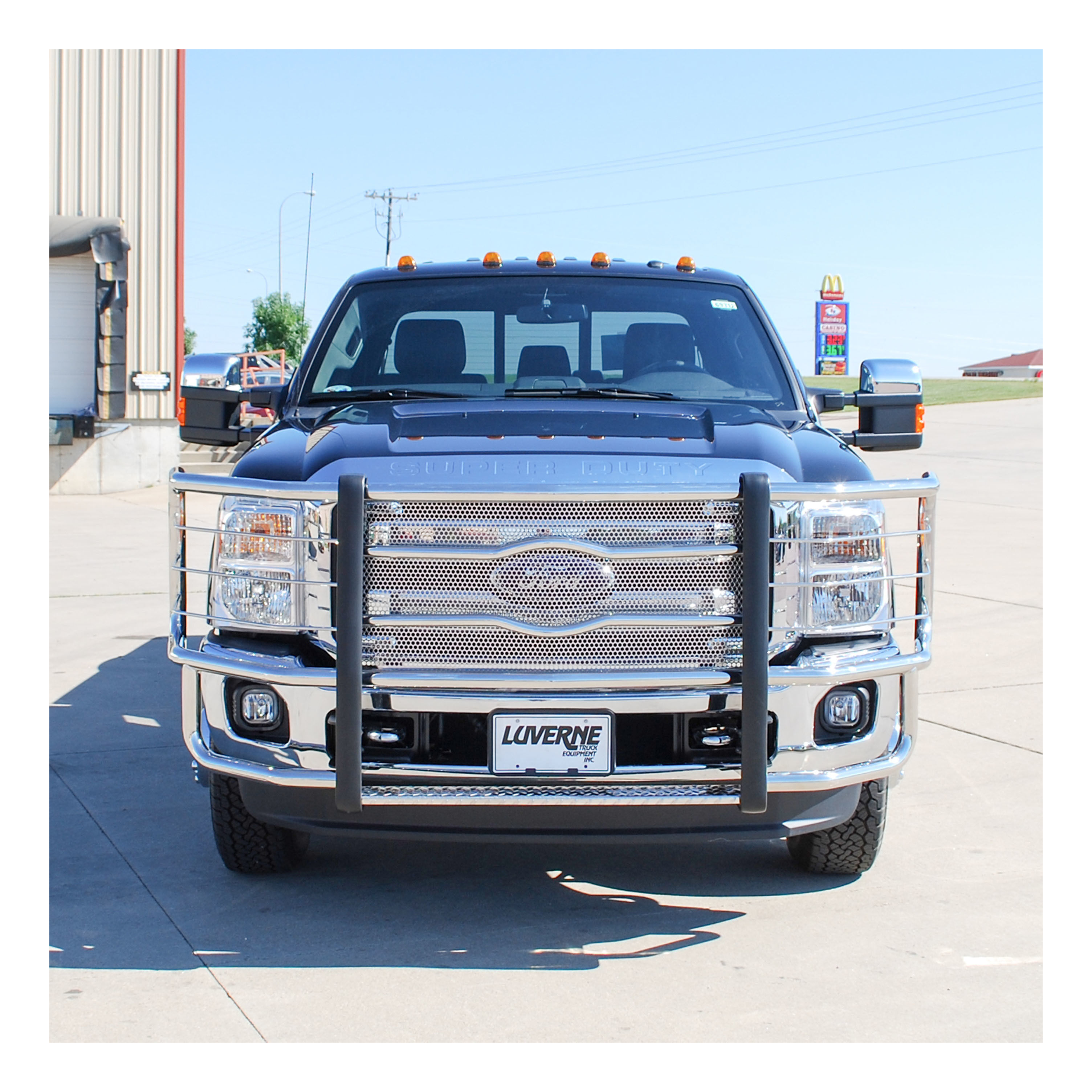 2011-2016 Ford F-250 Super Duty Prowler Max Grille Guard Polished