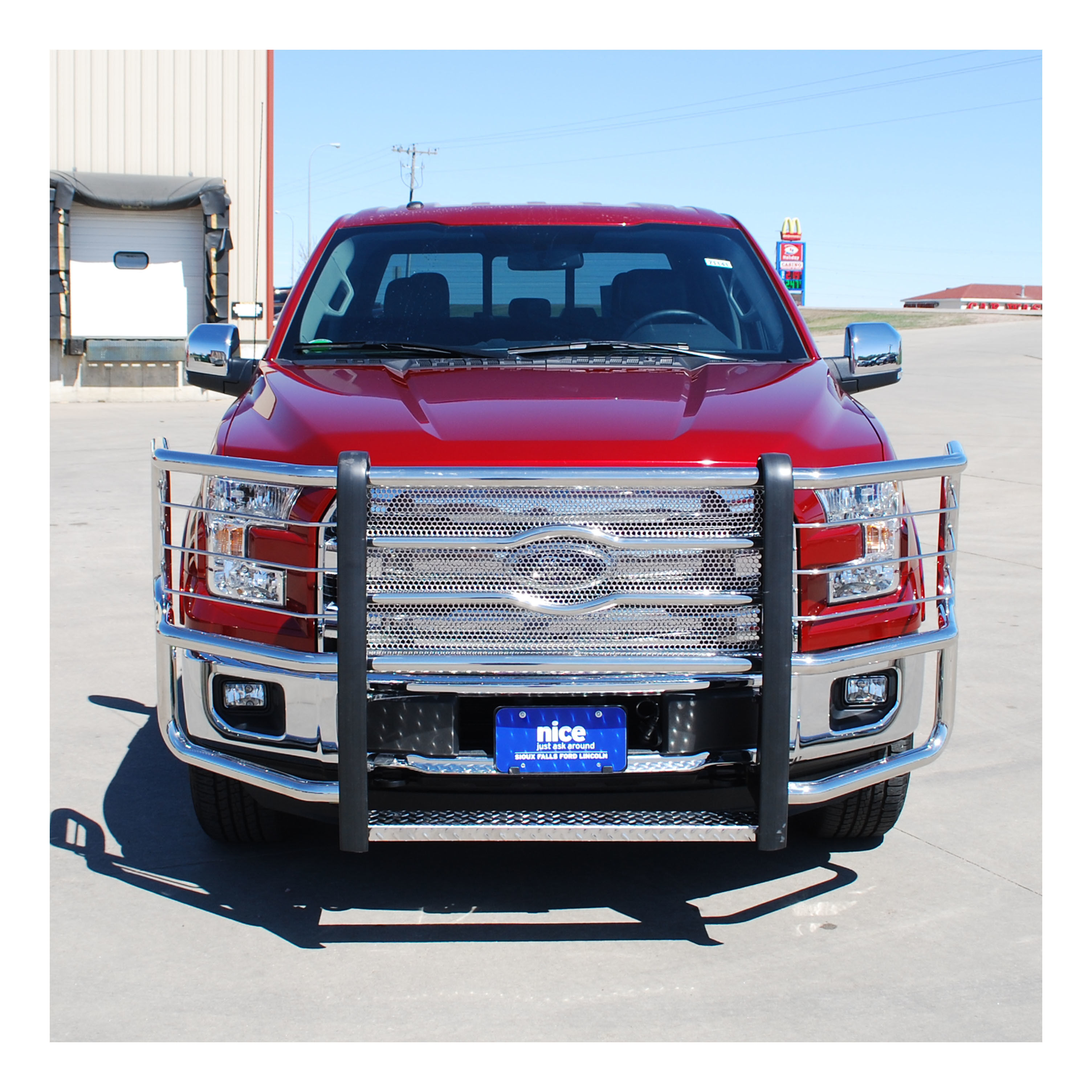 2015-2018 Ford F-150 Prowler Max Grille Guard Polished