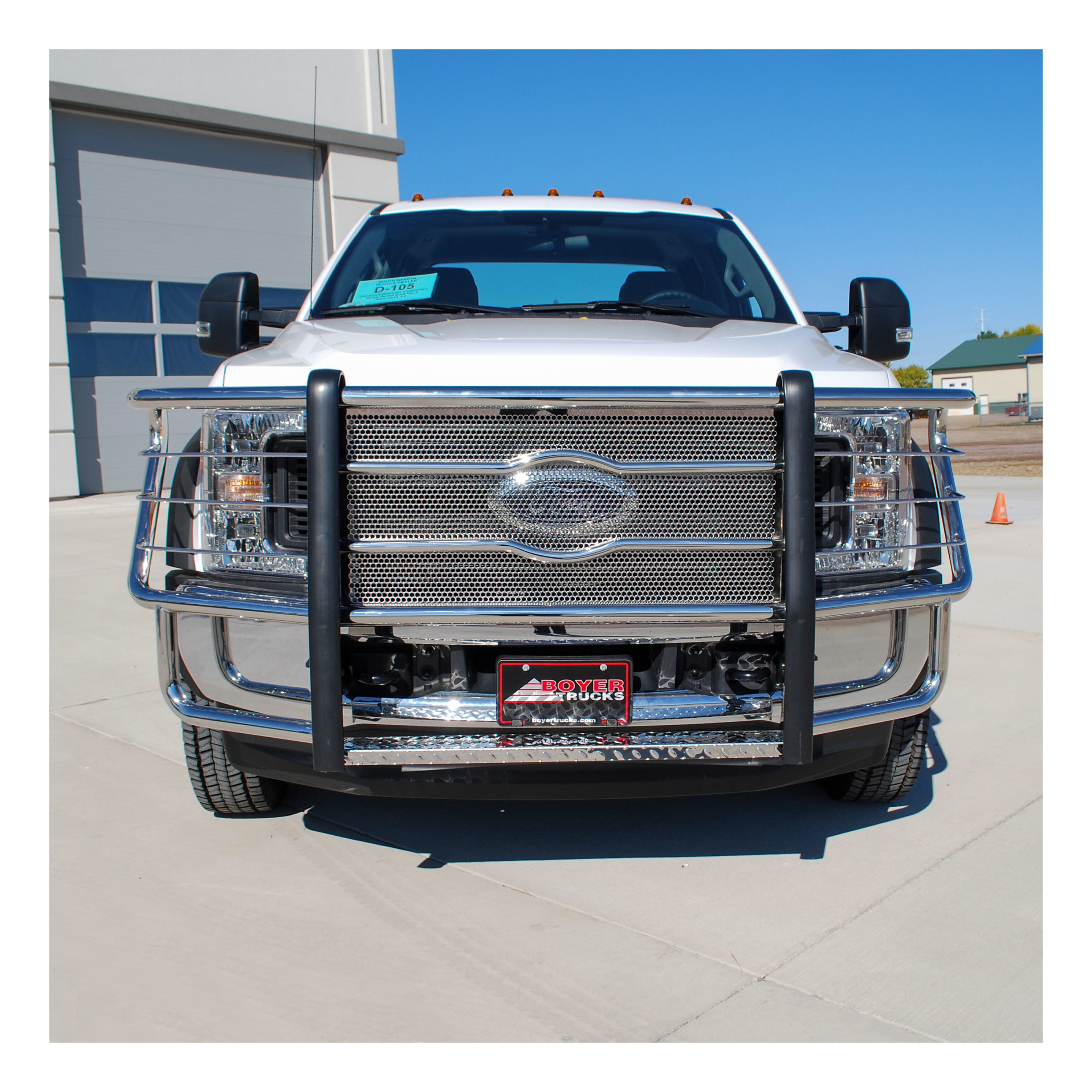 2017-2022 Ford F-250 Super Duty Prowler Max Grille Guard Polished