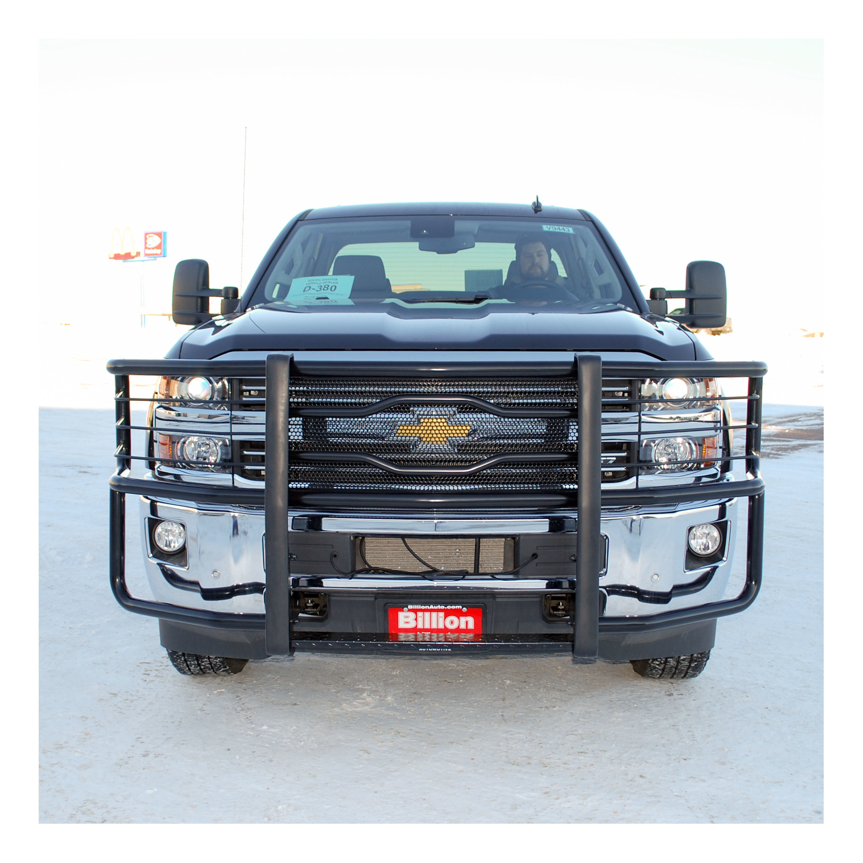 2015-2018 Chevrolet Silverado 2500 HD Prowler Max Grille Guard Black Smooth