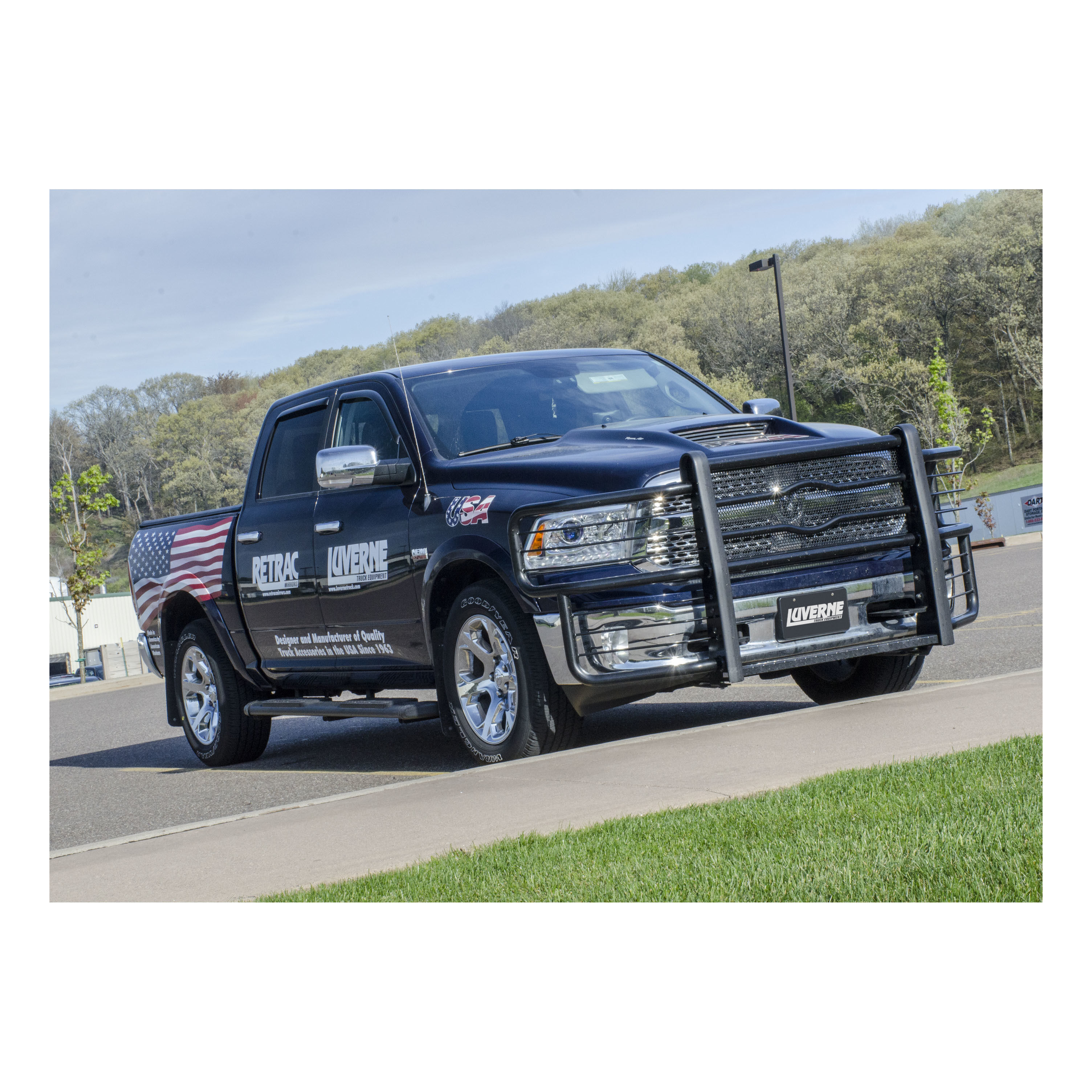 2009-2010 Dodge Ram 1500 Prowler Max Grille Guard Black Smooth