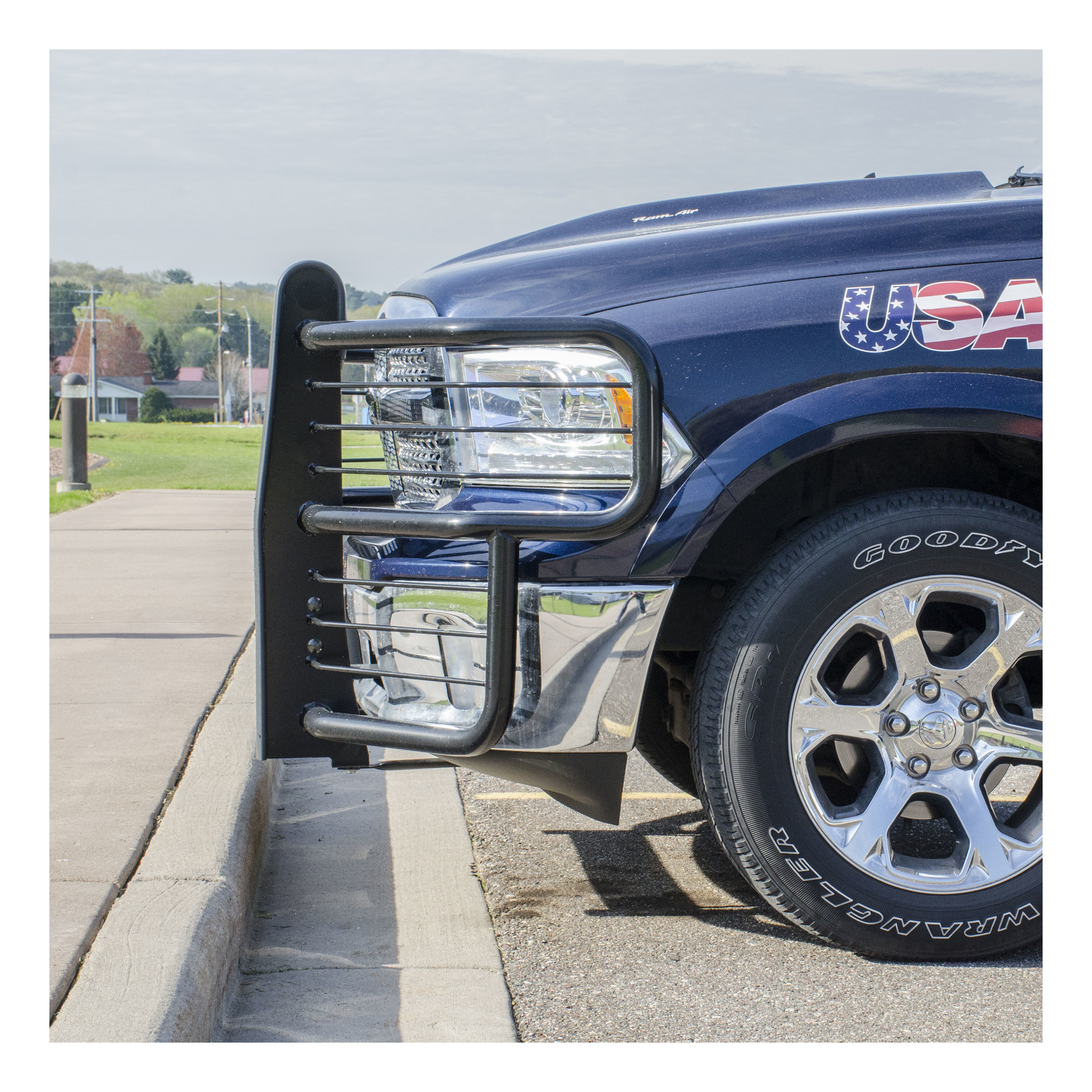 2009-2010 Dodge Ram 1500 Prowler Max Grille Guard Black Smooth