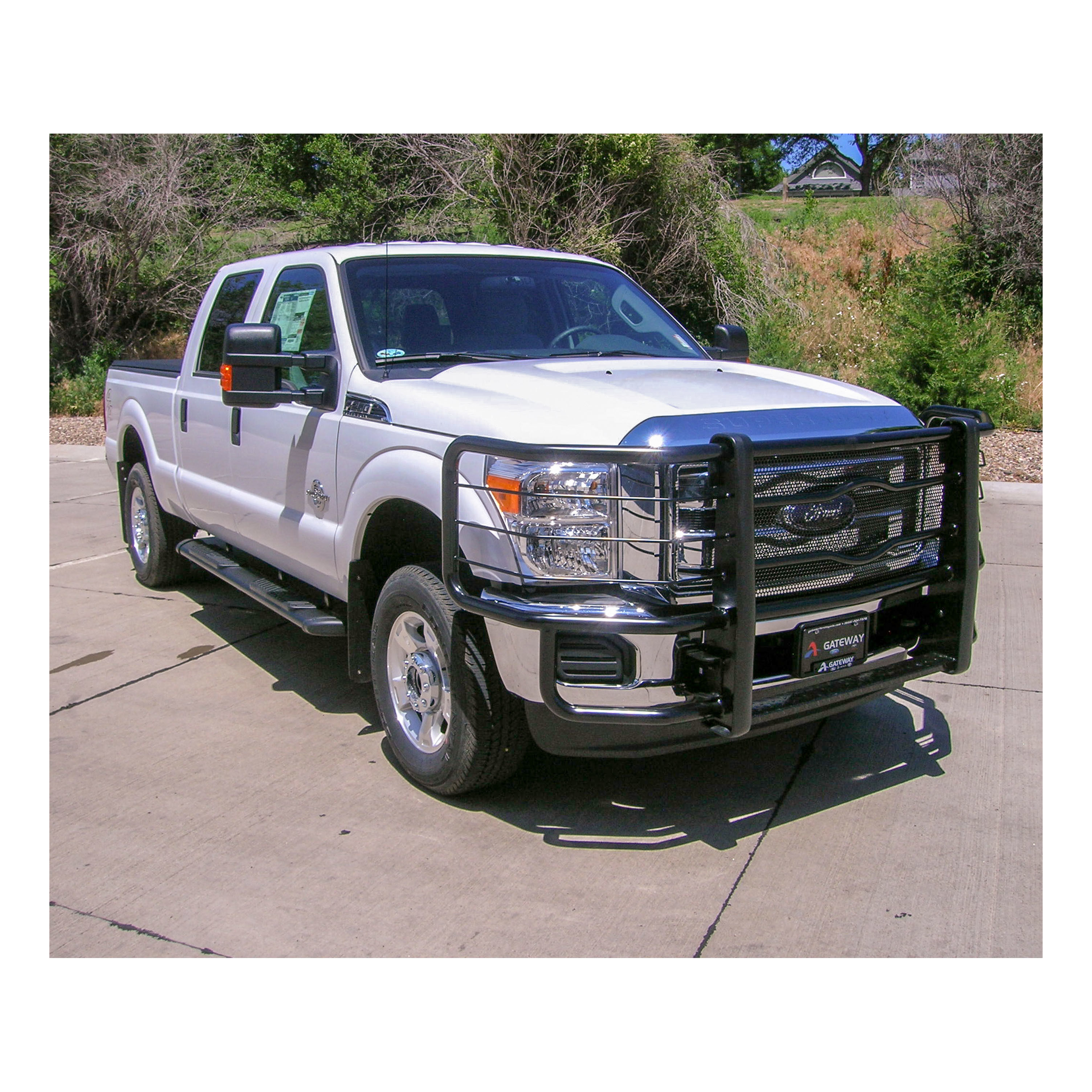 2011-2016 Ford F-250 Super Duty Prowler Max Grille Guard Black Smooth