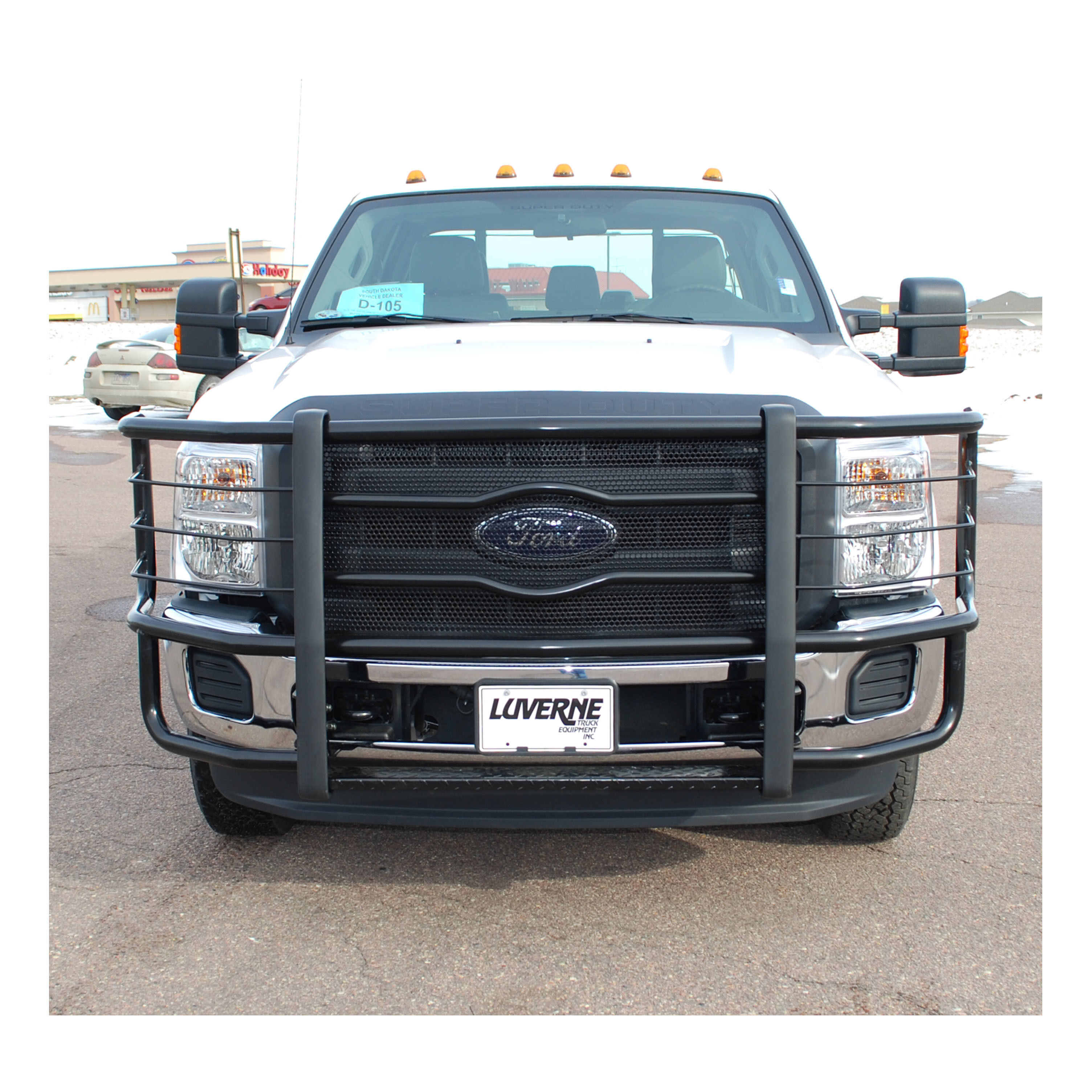 2011-2016 Ford F-250 Super Duty Prowler Max Grille Guard Black Smooth