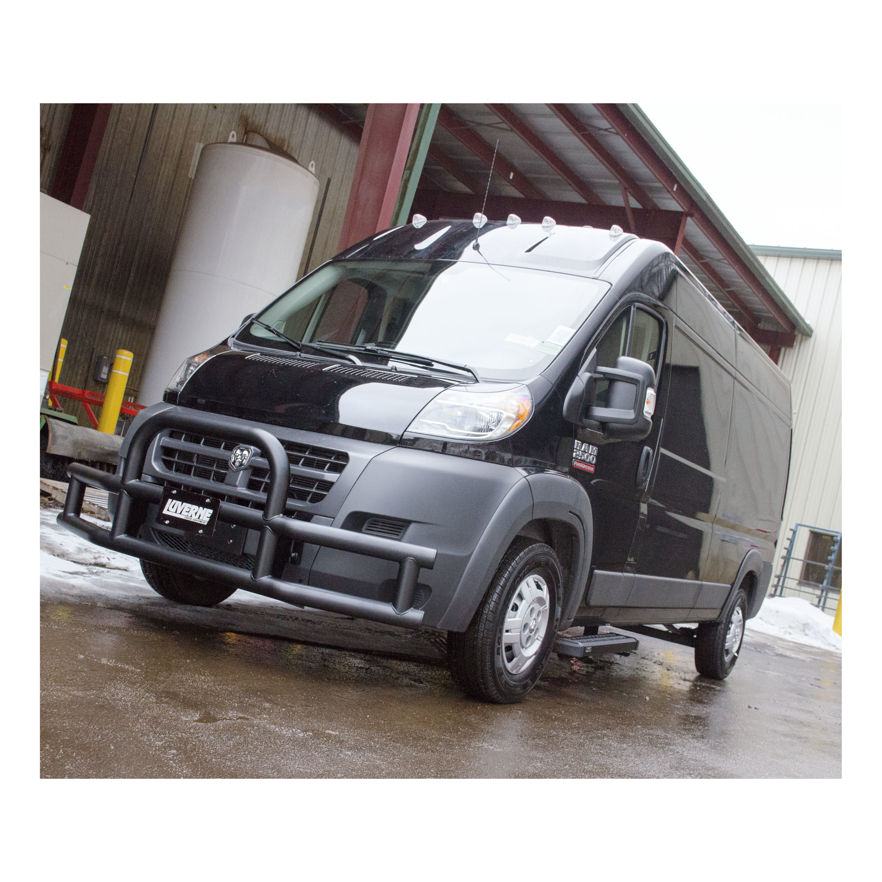 2014-2018 Ram ProMaster 1500 Grip Step 7" Running Boards Black Textured