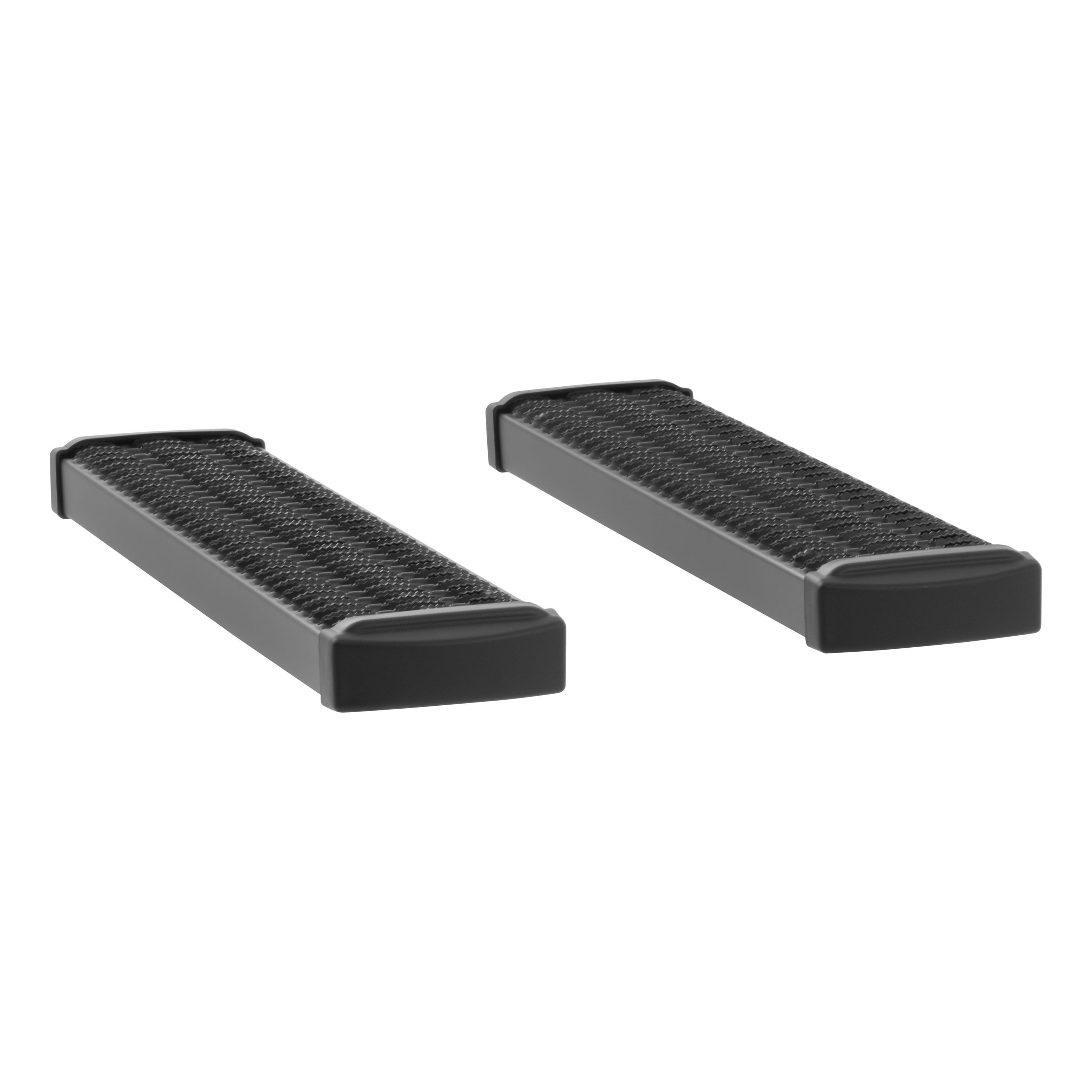 2003-2014 Ford E-150 Grip Step 7" Running Boards Black Textured Luverne Truck - 415036-570121