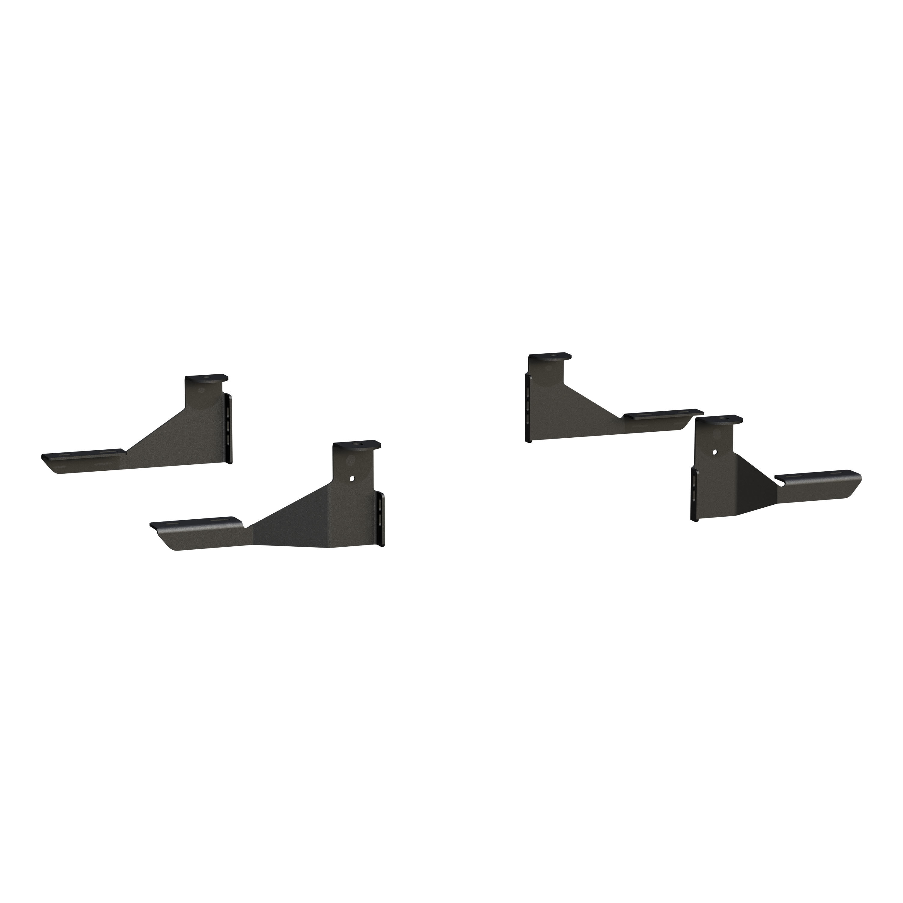 1999-2013 Chevrolet Silverado 1500 Regular Cab Grip Step 7" Running Boards Black Textured