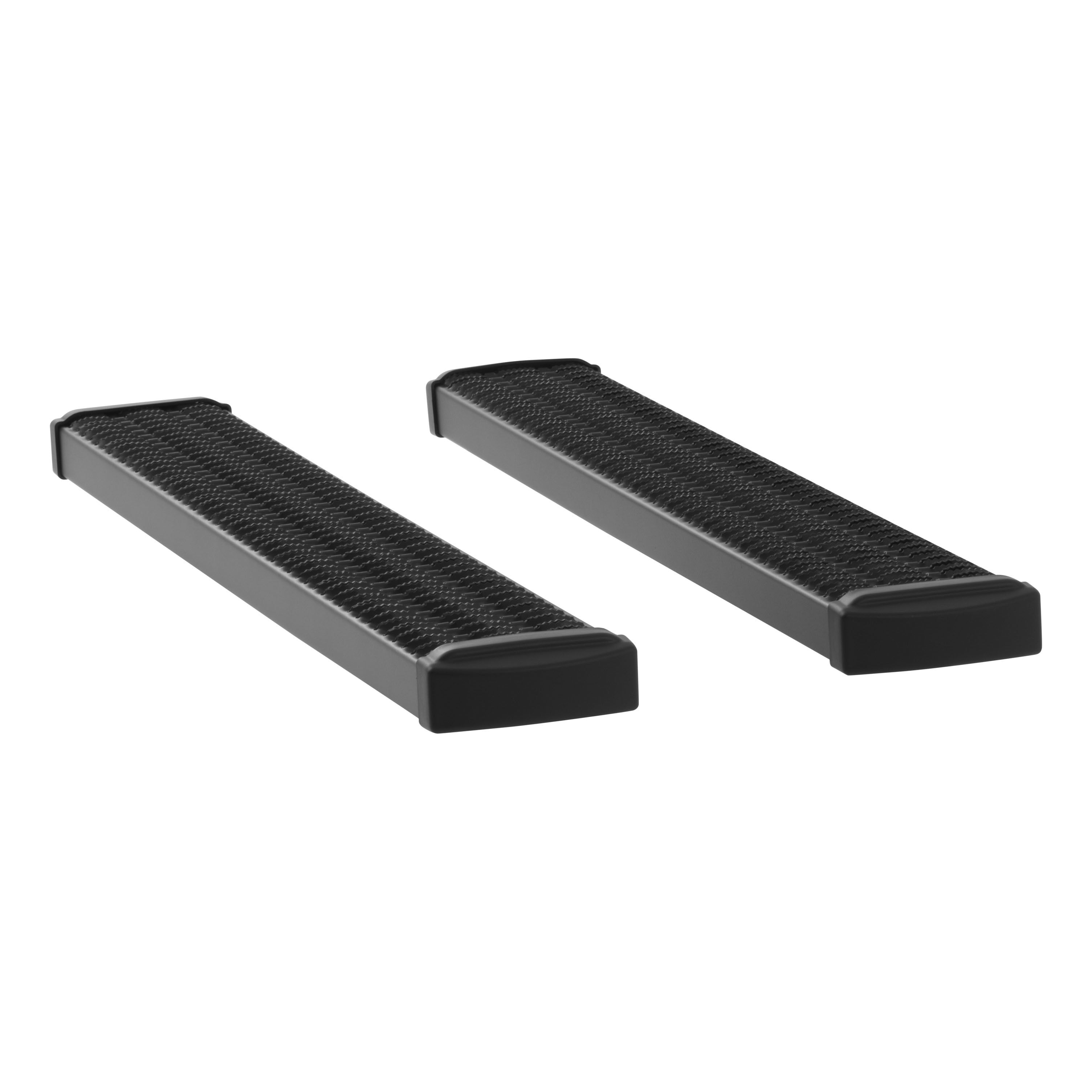 2014-2018 Chevrolet Silverado 1500 Regular Cab Grip Step 7" Running Boards Black Textured Luverne Truck - 415054-401441