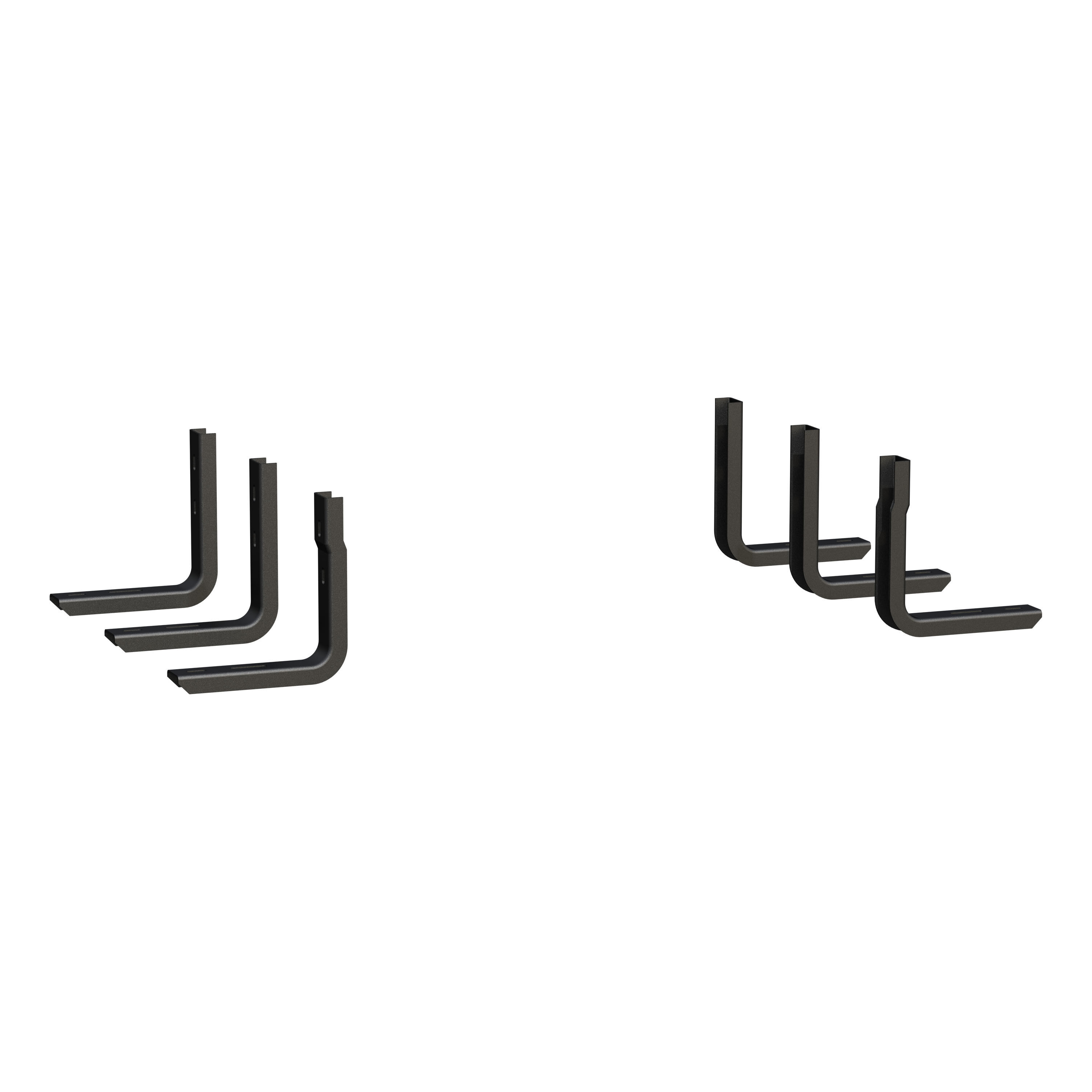 1999-2016 Ford F-250 Super Duty Regular Cab Grip Step 7" Running Boards Black Textured