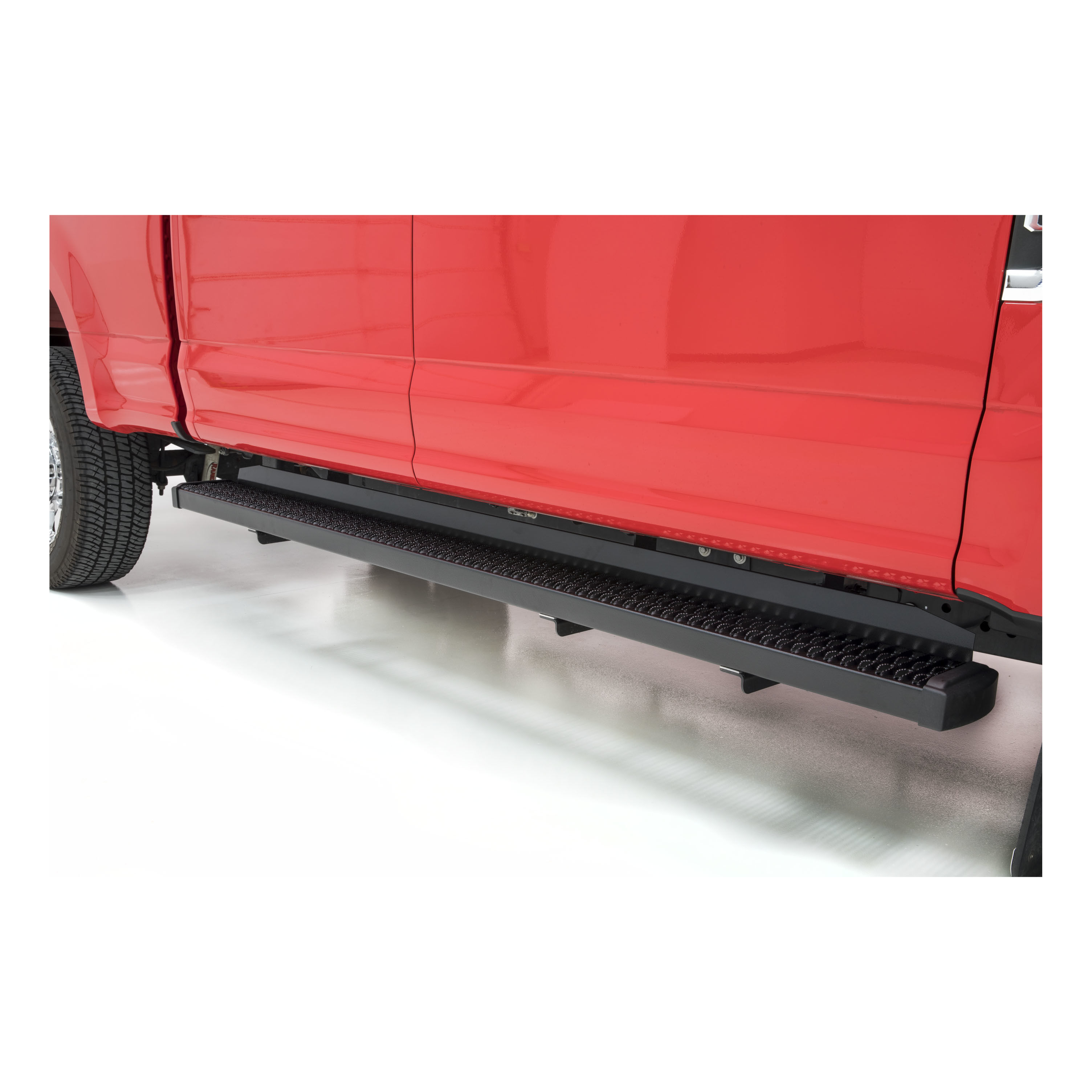 2017-2024 Ford F-250/F-350/F-450/F-550 Super Duty Crew Cab Grip Step 7" Running Boards Black Textured