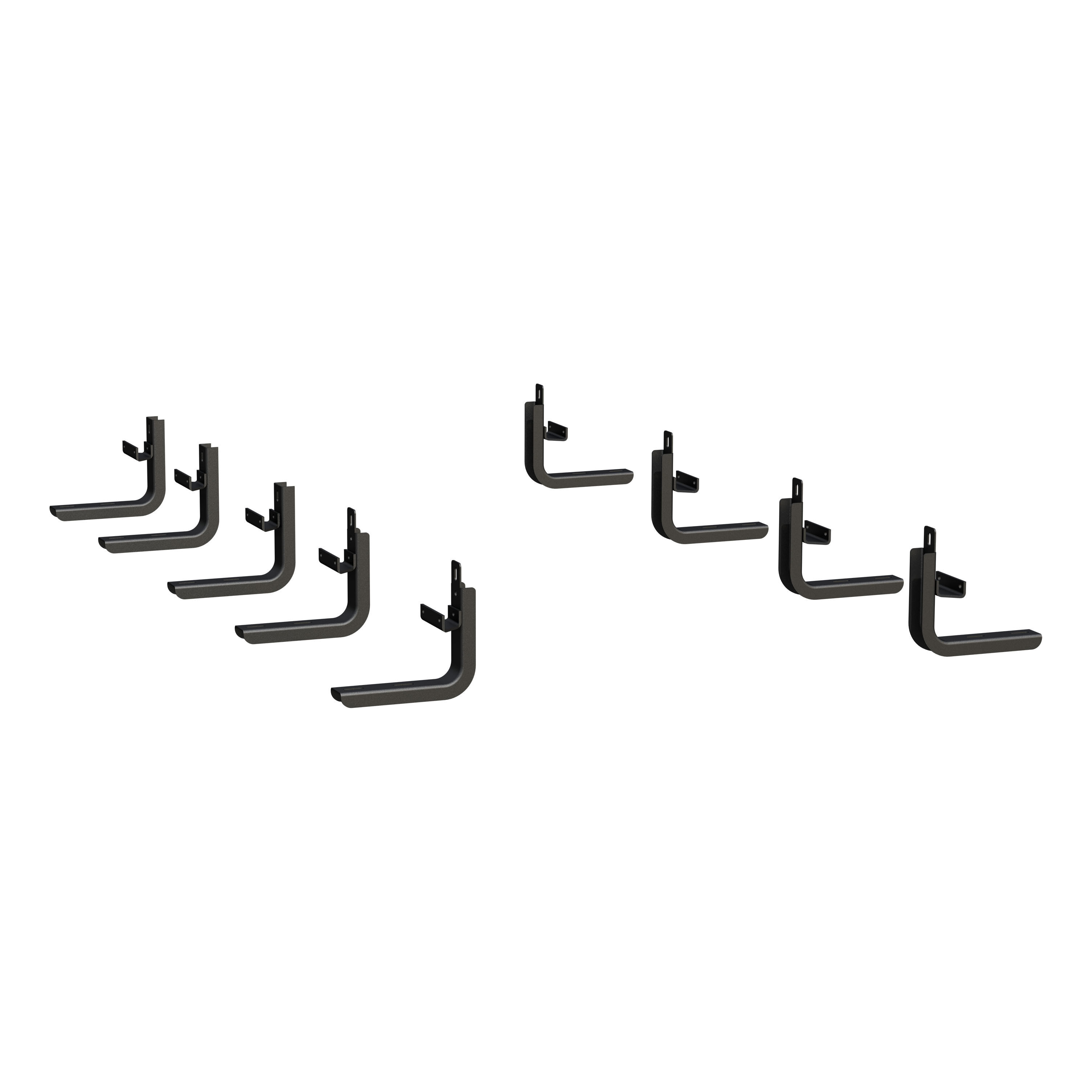 2007-2009 Dodge Sprinter 2500 Grip Step 7" Running Boards Black Textured