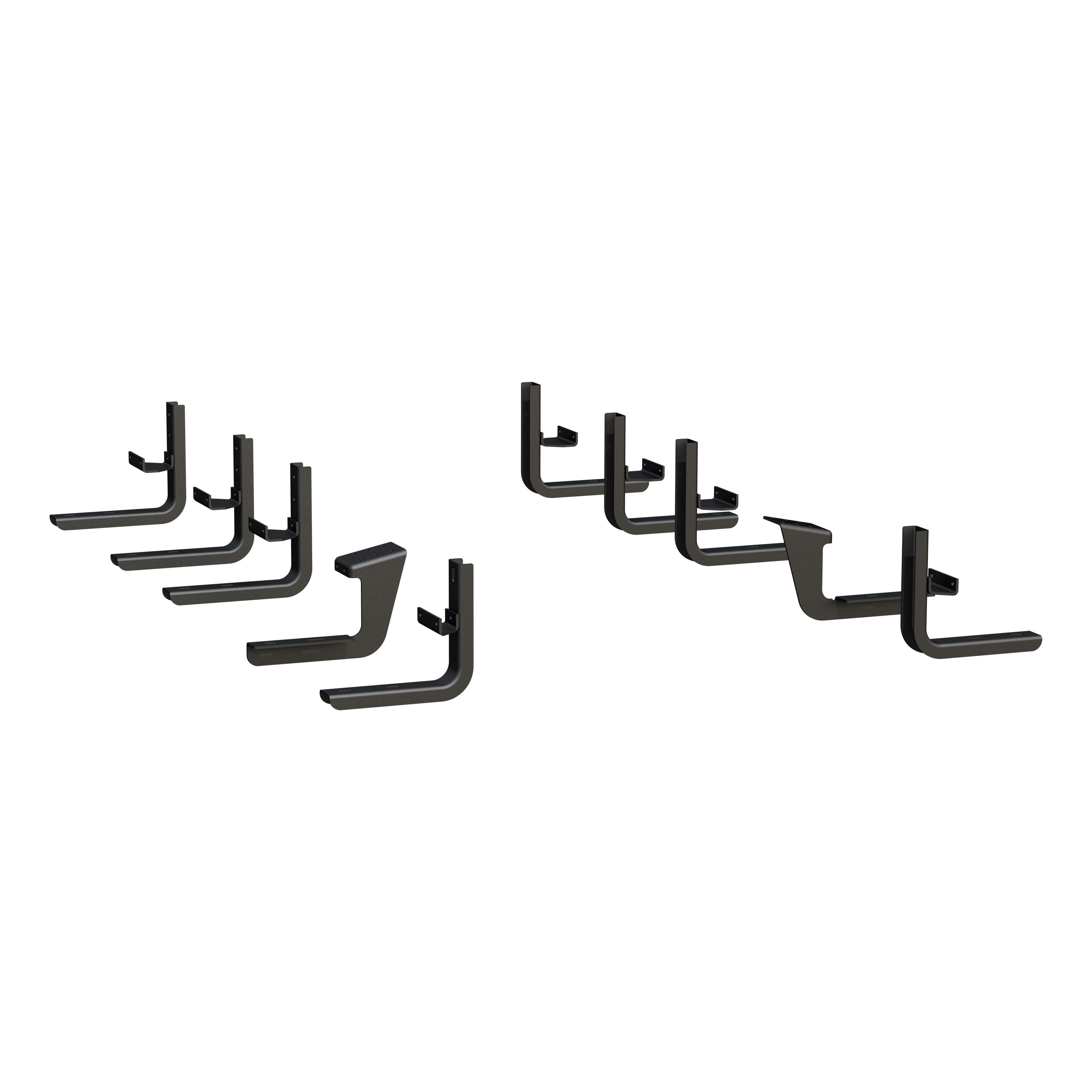 2014-2018 Ram ProMaster 1500 Grip Step 7" Running Boards Black Textured