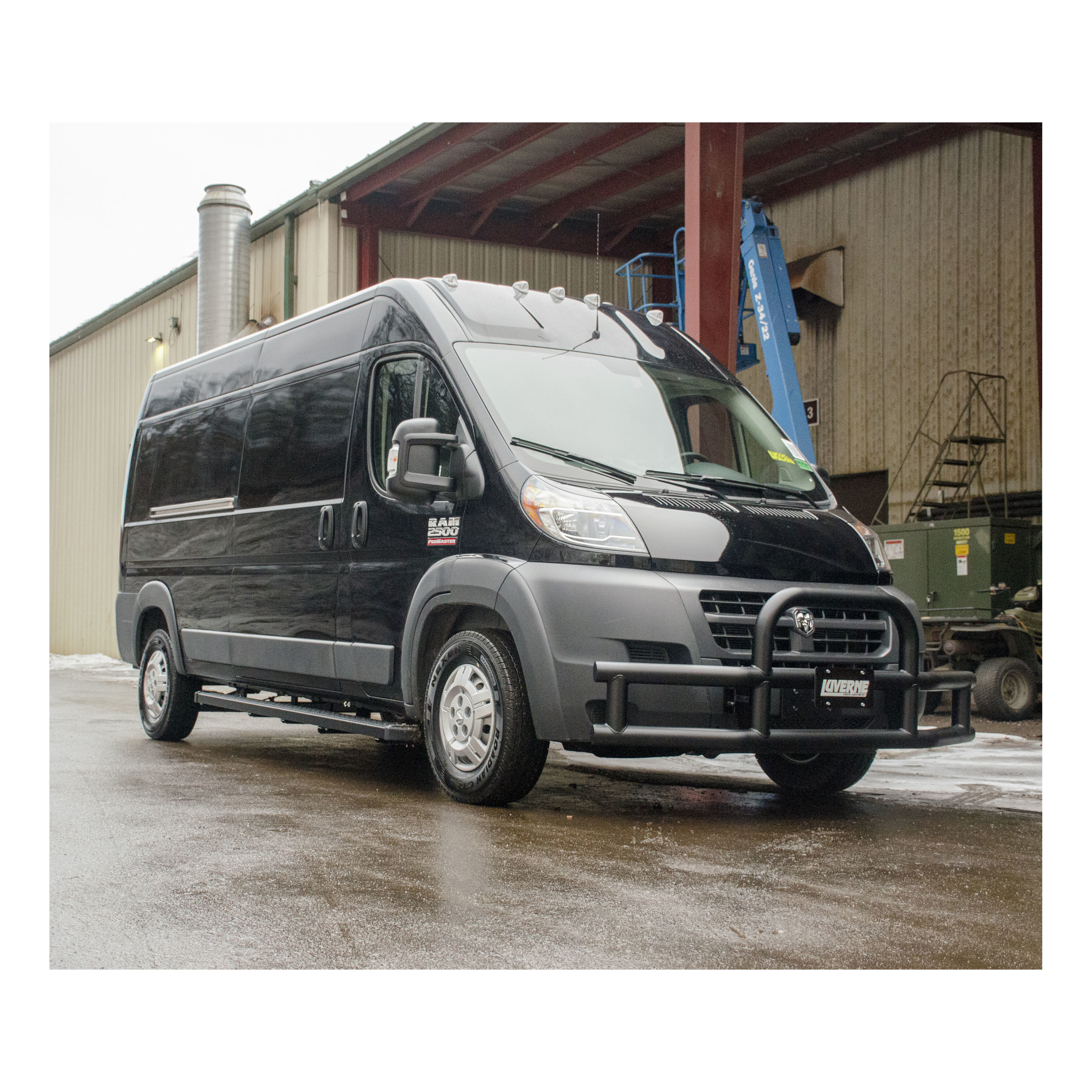 2014-2018 Ram ProMaster 1500 Grip Step 7" Running Boards Black Textured