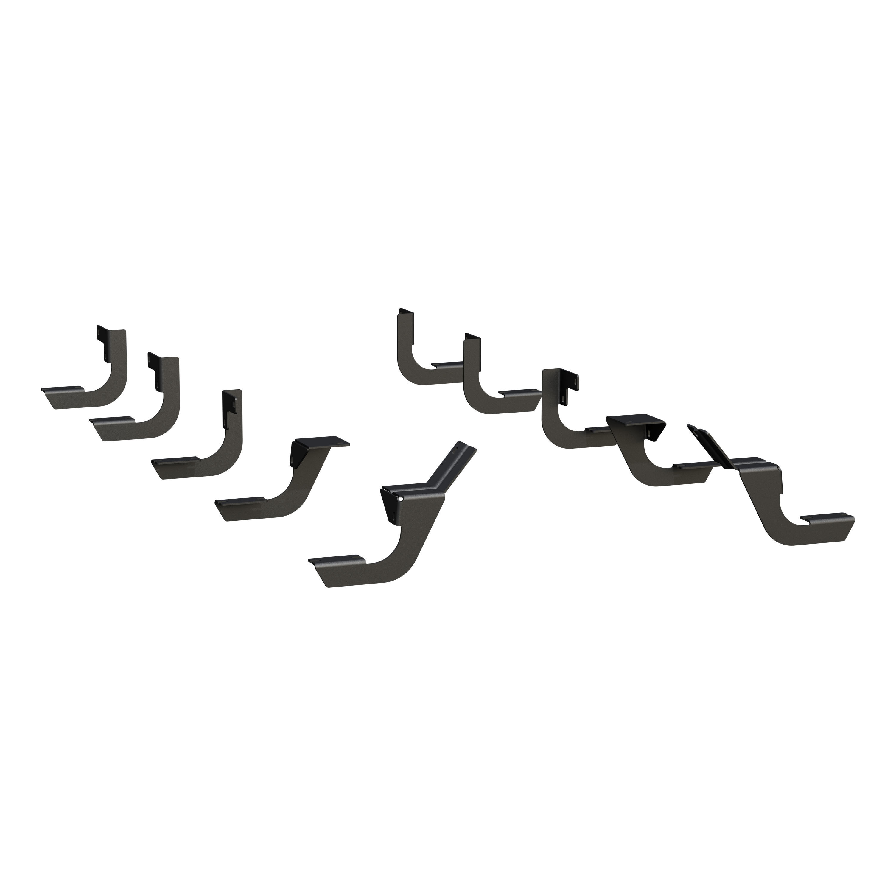 2003-2014 Ford E-150 Grip Step 7" Running Boards Black Textured