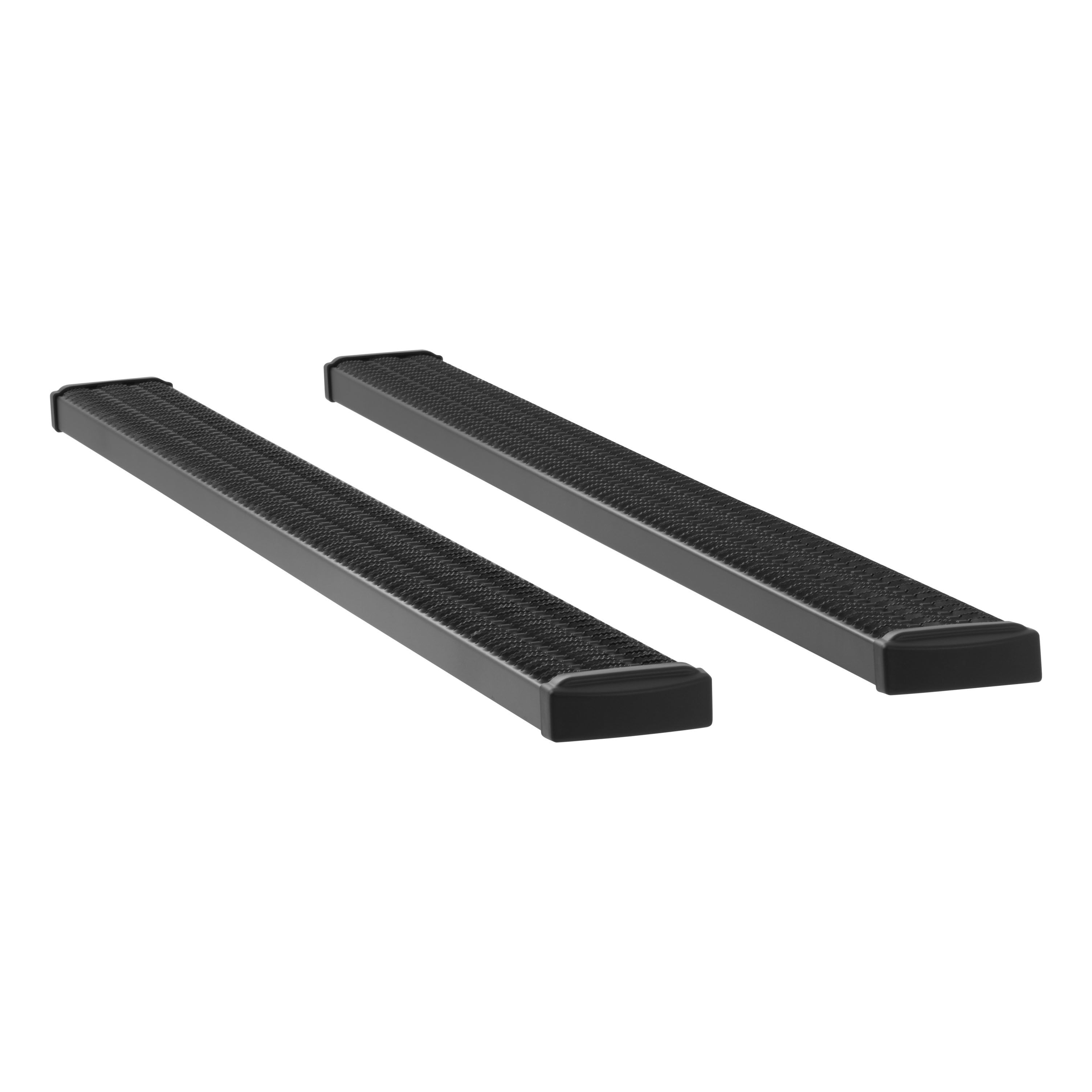 2003-2014 Ford E-150 Grip Step 7" Running Boards Black Textured Luverne Truck - 415098-570125