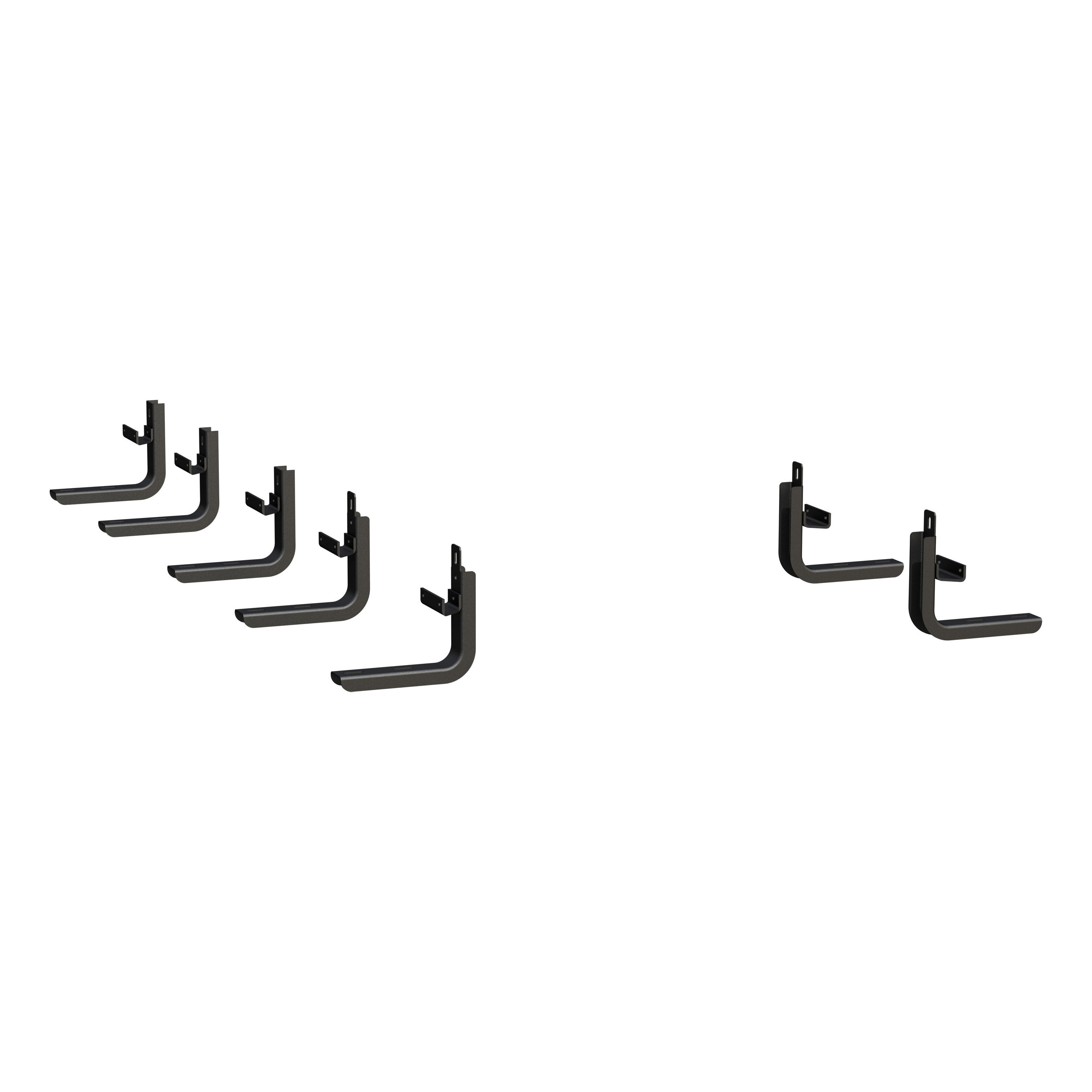 2007-2009 Dodge Sprinter 2500 Grip Step 7" Running Boards Black Textured