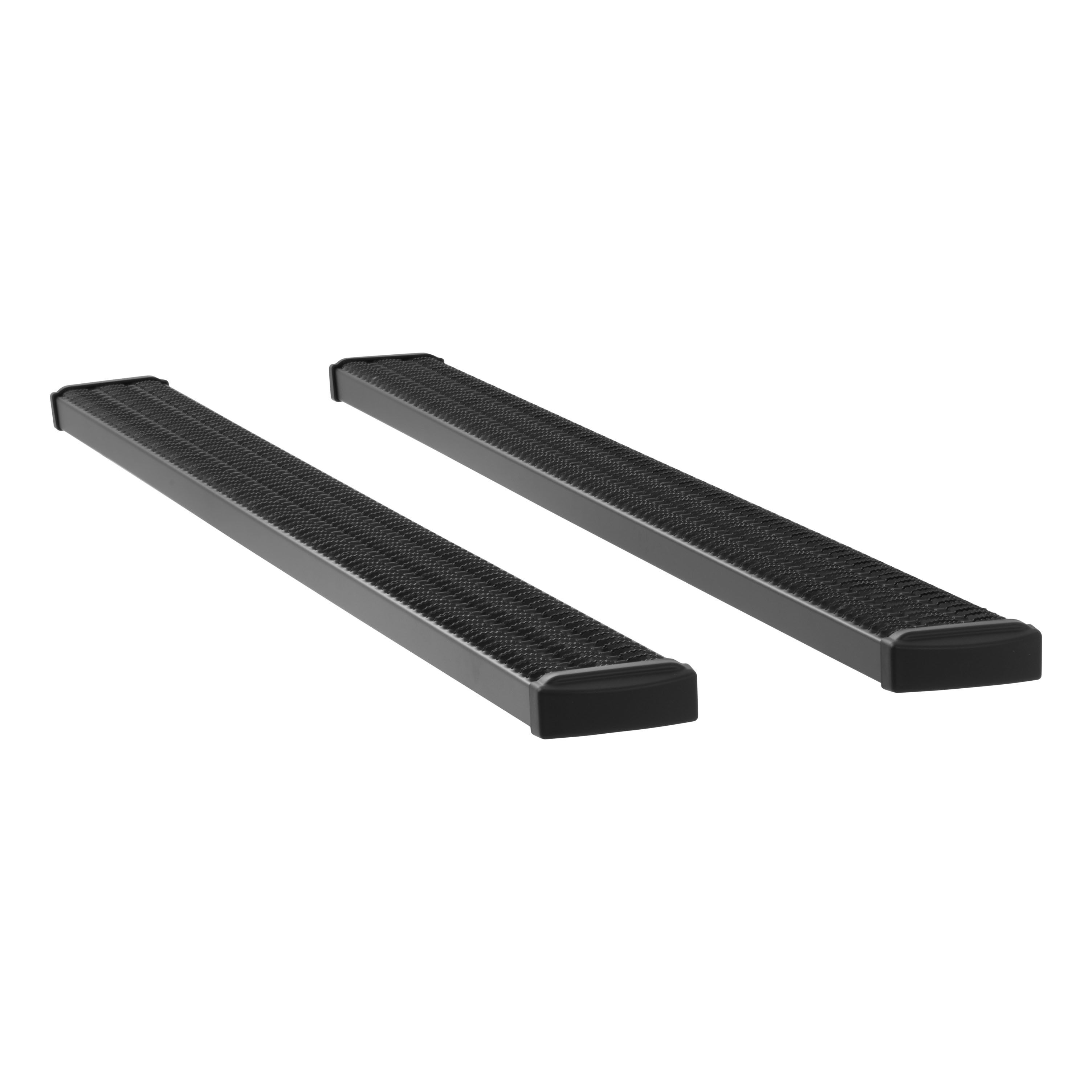2013-2018 Ram 3500 Crew Cab 6'4" Box Grip Step 7" Running Boards Black Textured Luverne Truck - 415102-401338