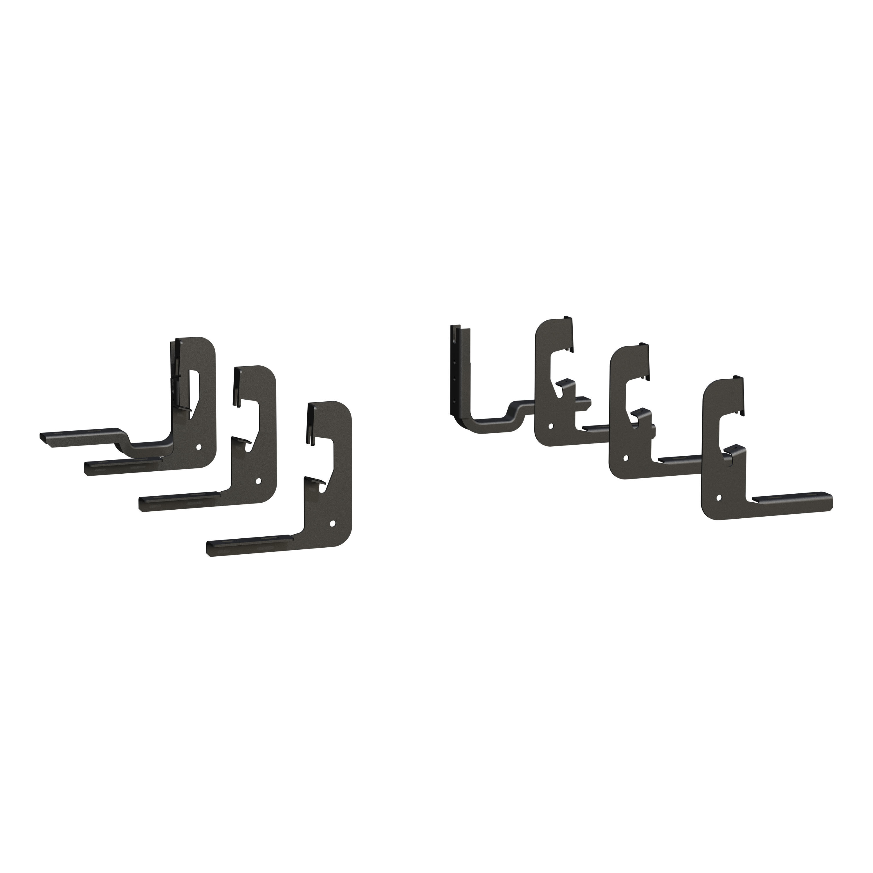 2007-2014 Chevrolet Silverado 2500 HD Crew Cab 8' Box Gas Grip Step 7" Running Boards Black Textured