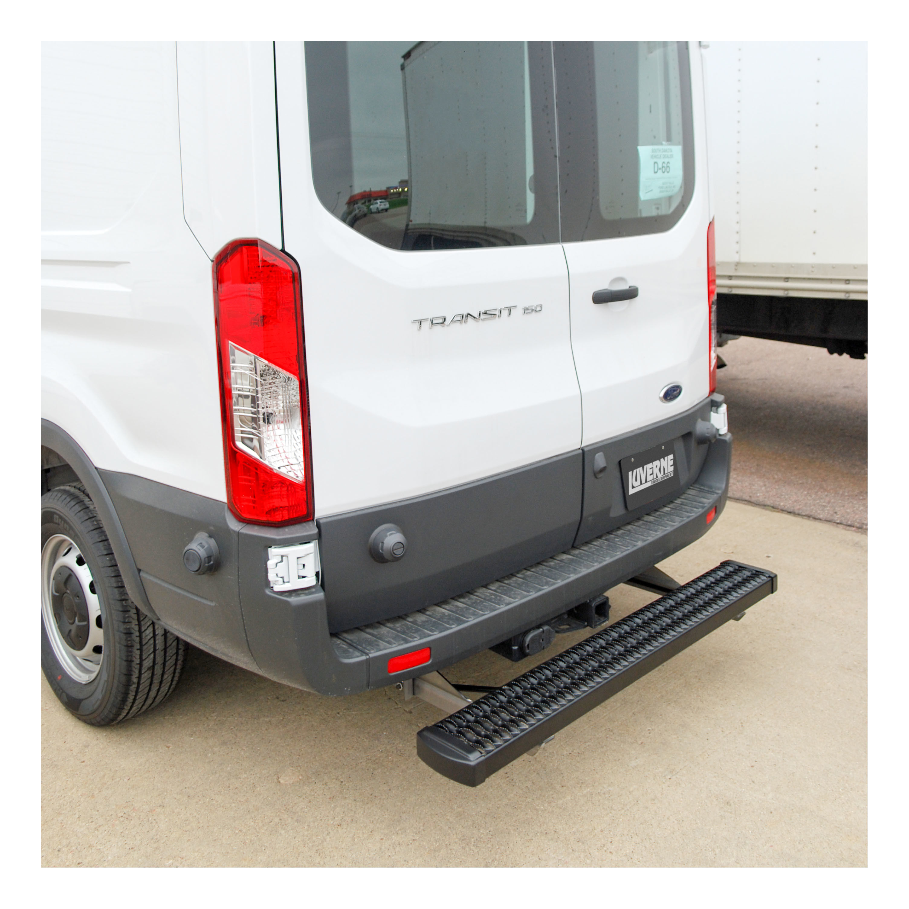 2015-2018 Ford Transit Grip Step 7" Rear Step Black Textured