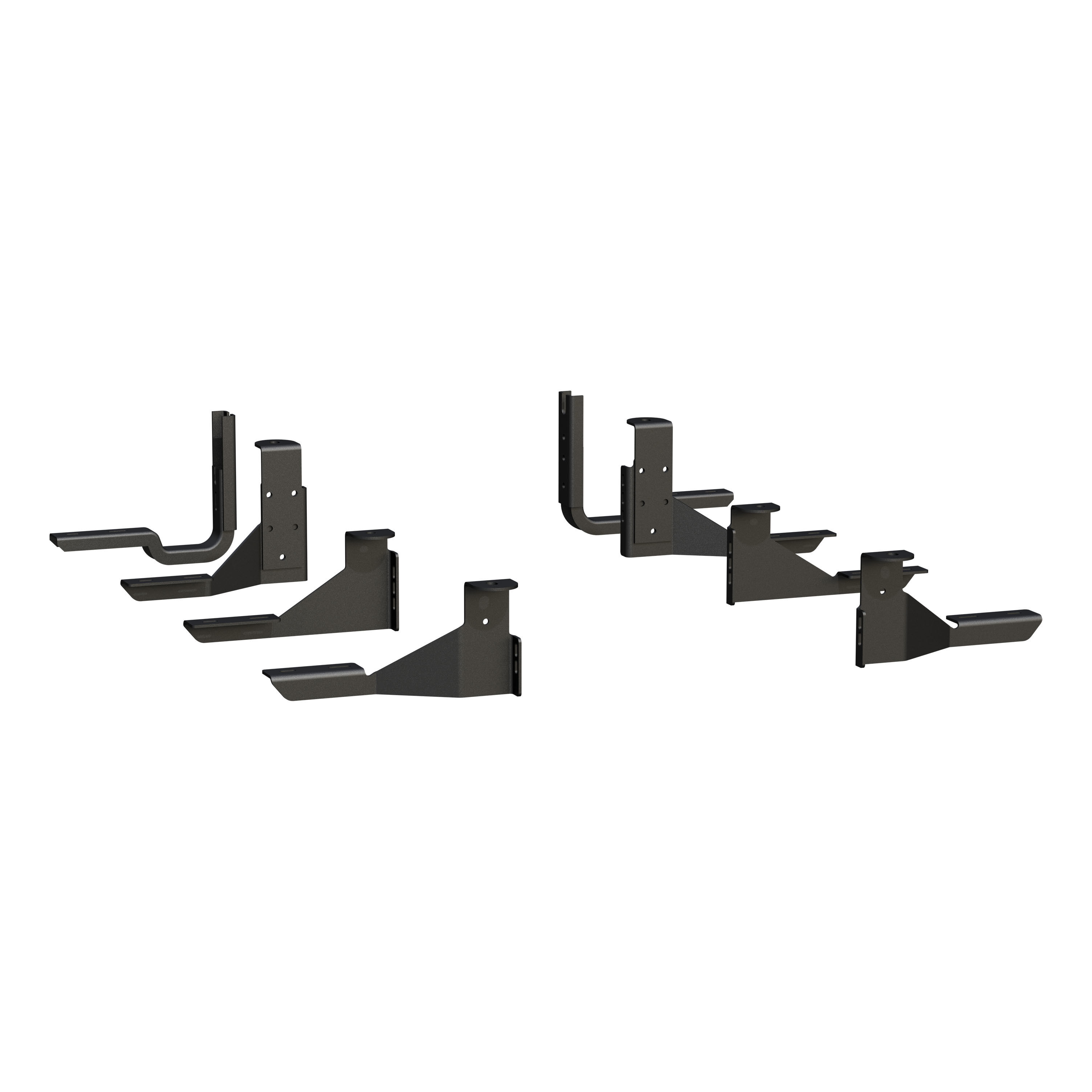 2001-2002 Chevrolet Silverado 2500 Crew Cab 8' Box Regal 7 Oval Side Steps Polished