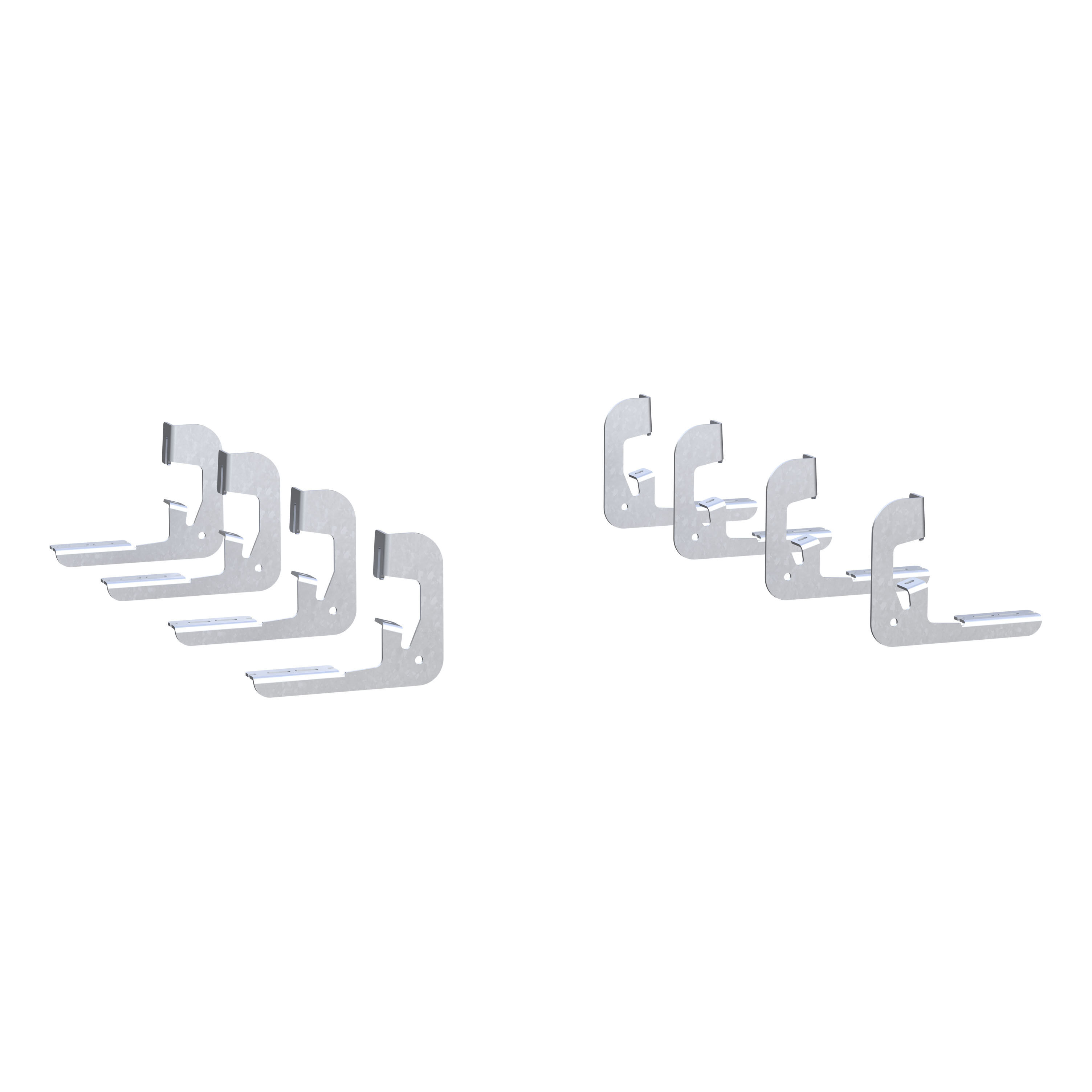 2014-2018 Chevrolet Silverado 1500 Crew Cab Stainless Steel Side Entry Steps Polished