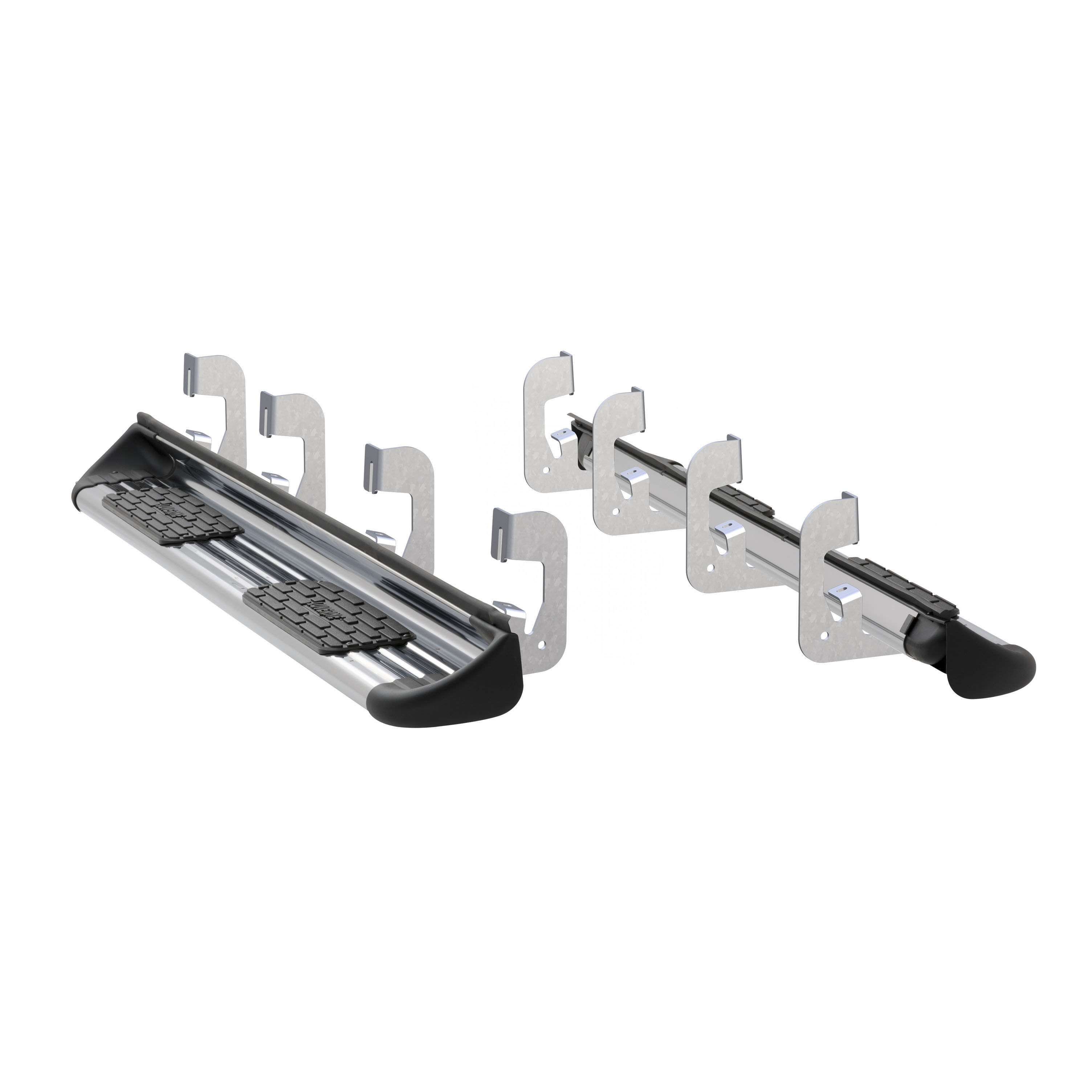 2014-2018 Chevrolet Silverado 1500 Crew Cab Stainless Steel Side Entry Steps Polished Luverne Truck - 480743-581443