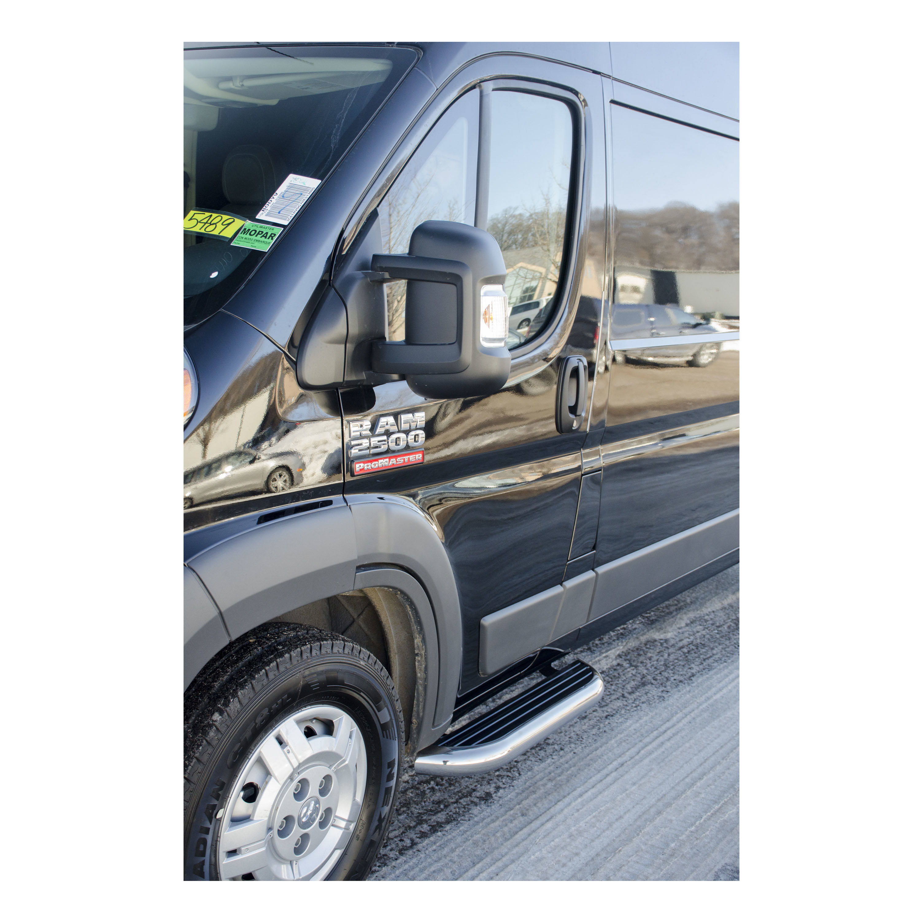 2014-2018 Ram ProMaster 1500 MegaStep 6 1/2" Running Boards Polished