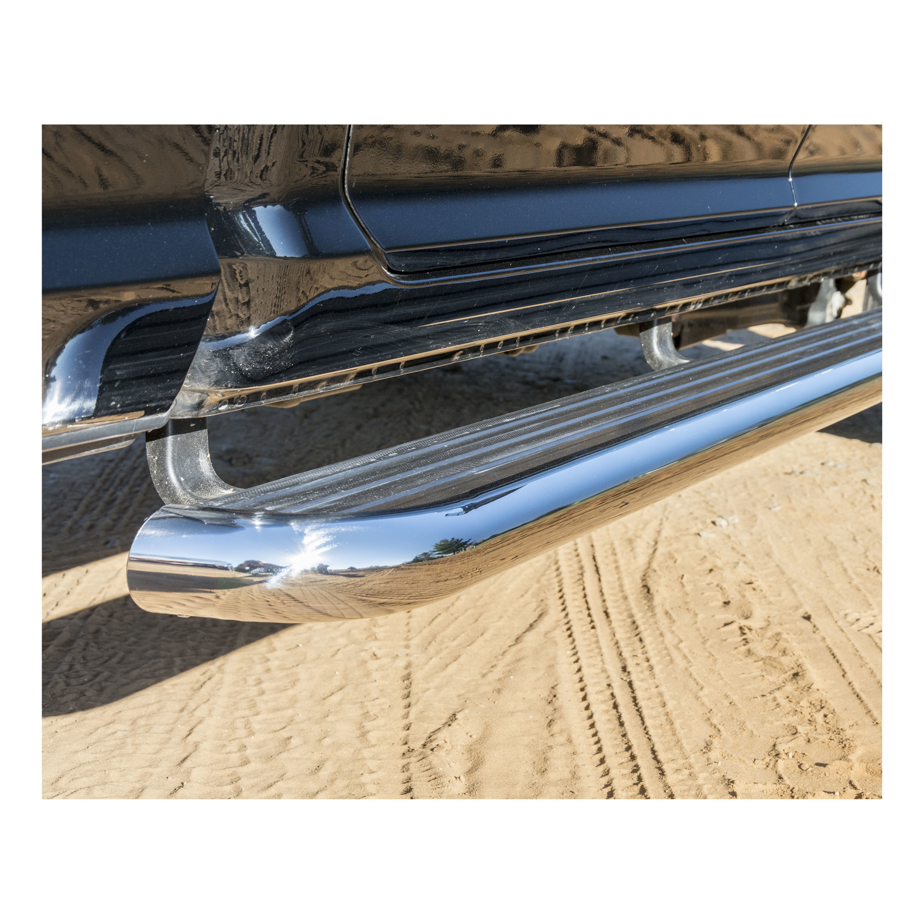 2003-2014 Chevrolet Express 1500 135" WB Regular MegaStep 6 1/2" Running Boards Polished