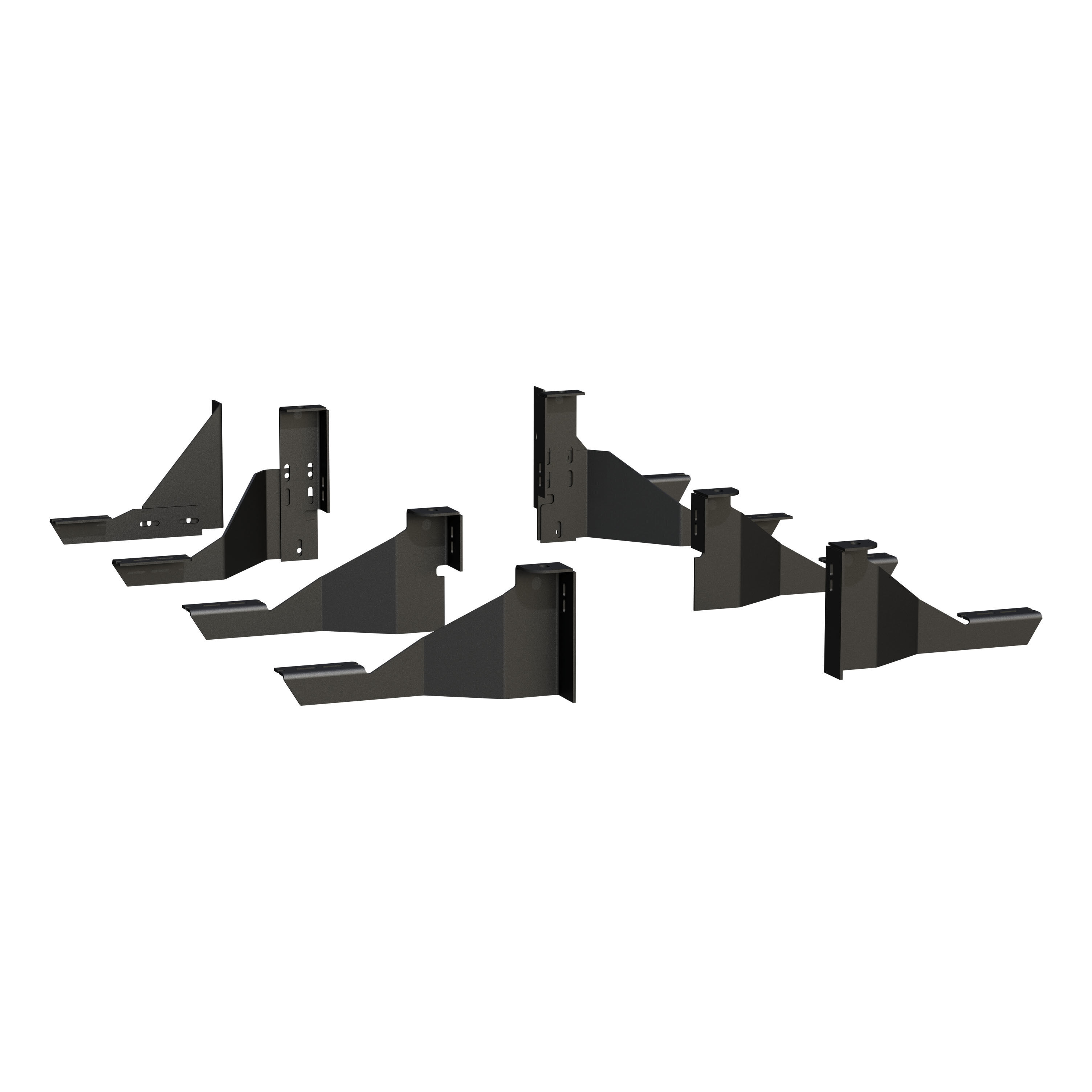 2013-2018 Ram 3500 Mega Cab 6'4" Box MegaStep 6 1/2" Running Boards Polished