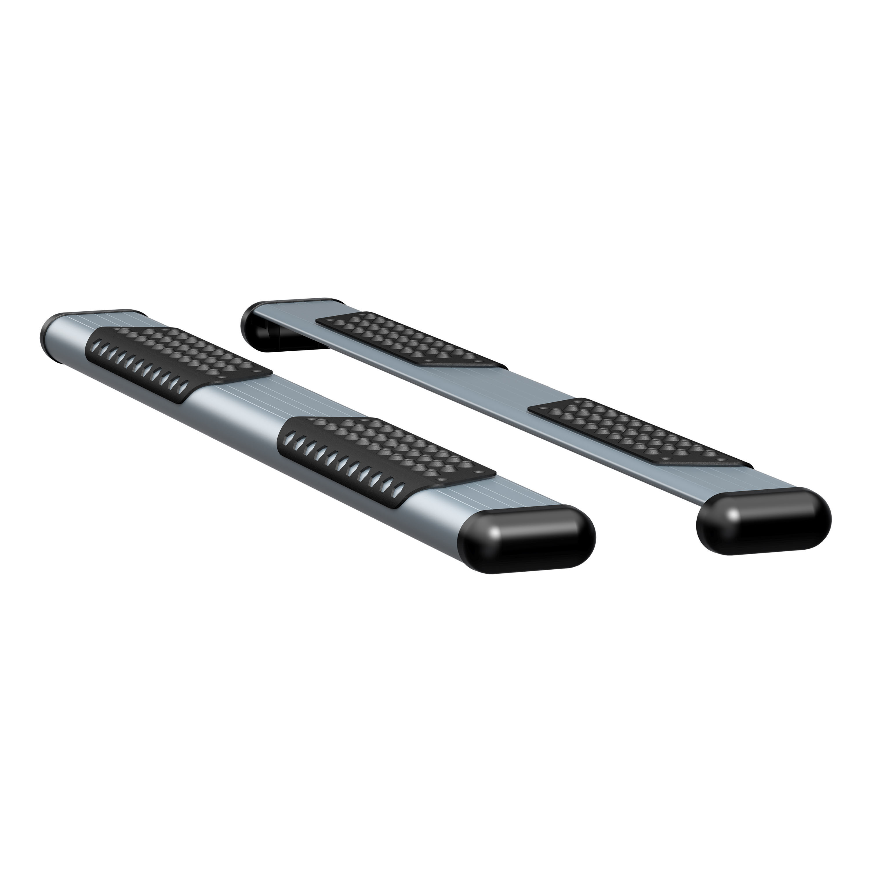 2009-2010 Dodge Ram 1500 Regular Cab O-Mega II 6" Oval Side Steps Silver Luverne Truck - 583060-571031