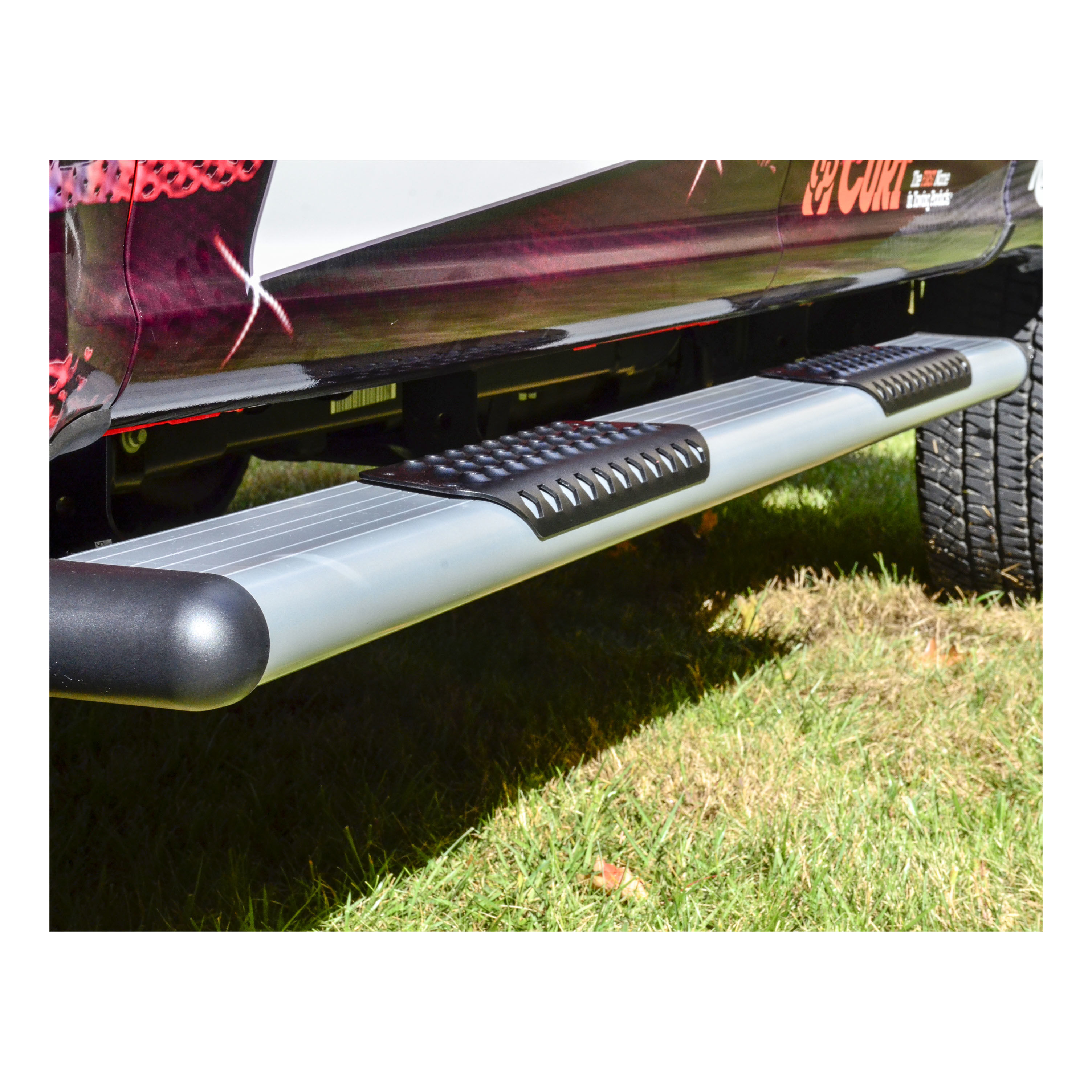 2002-2008 Dodge Ram 1500 Regular Cab 6'4" Box O-Mega II 6" Oval Side Steps Silver