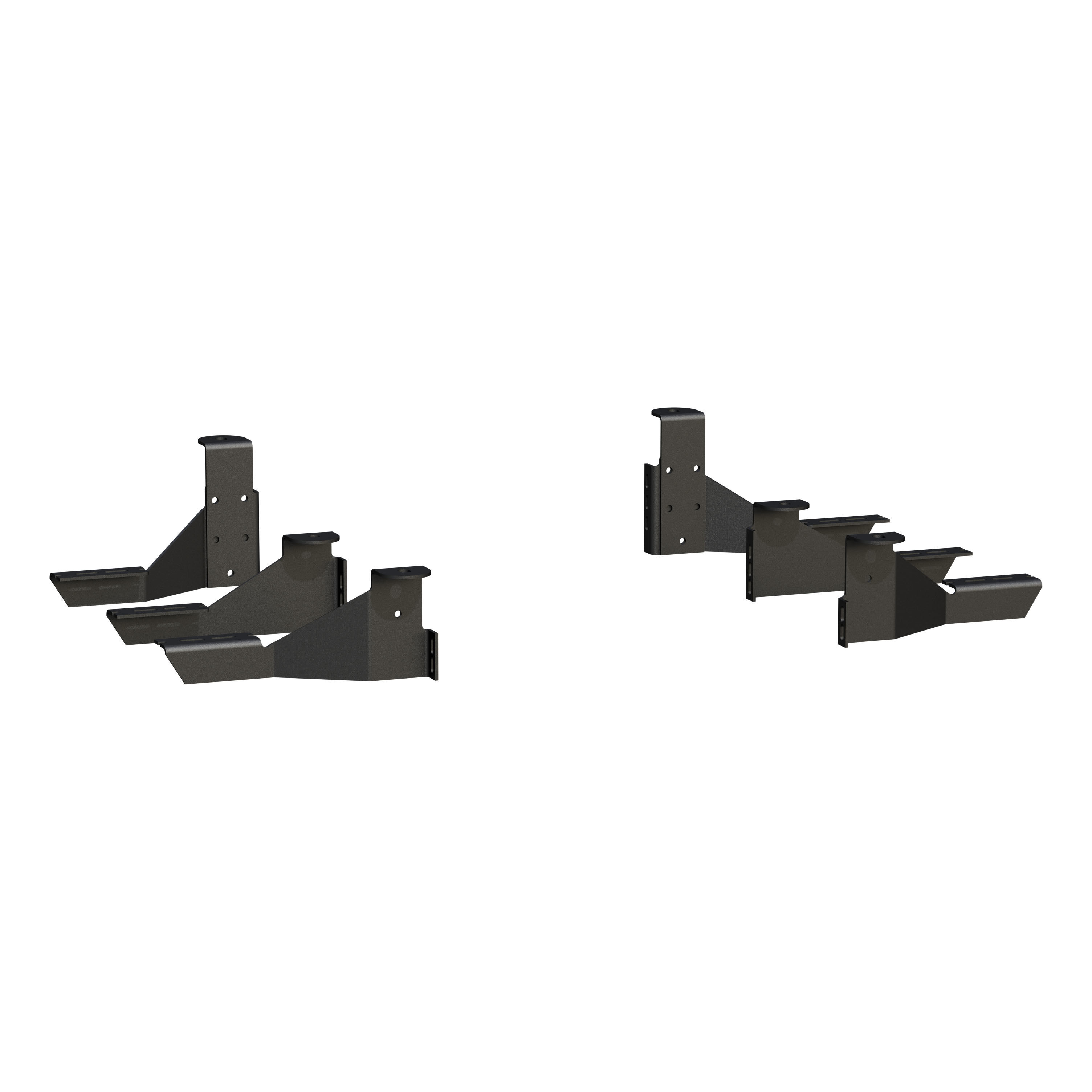 1999-2013 Chevrolet Silverado 1500 Ext Cab O-Mega II 6" Oval Side Steps Silver