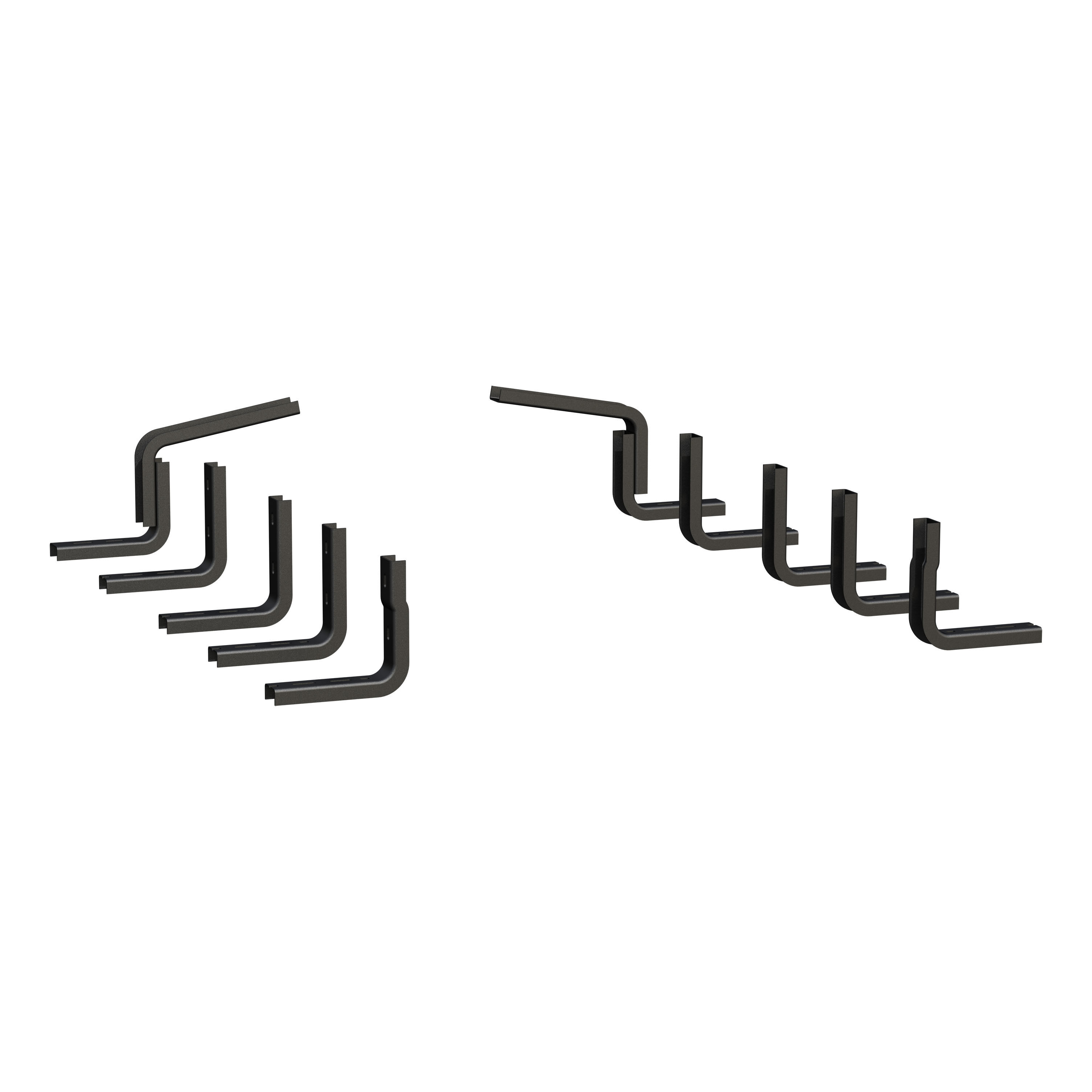 2008-2016 Ford F-250 Super Duty Regular Cab 8' Box O-Mega II 6" Oval Side Steps Silver