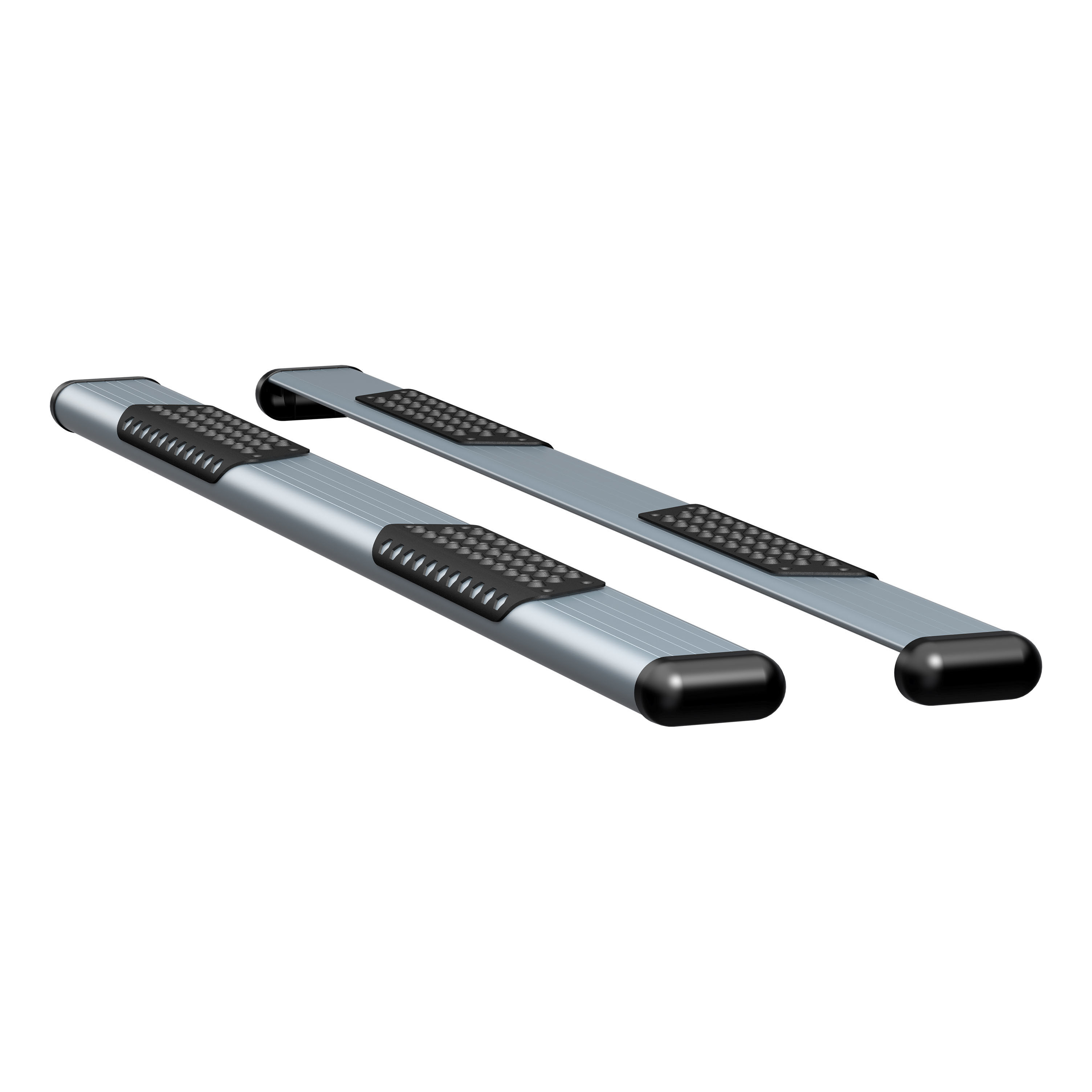 2008-2016 Ford F-250 Super Duty Regular Cab 8' Box O-Mega II 6" Oval Side Steps Silver Luverne Truck - 583088-570829